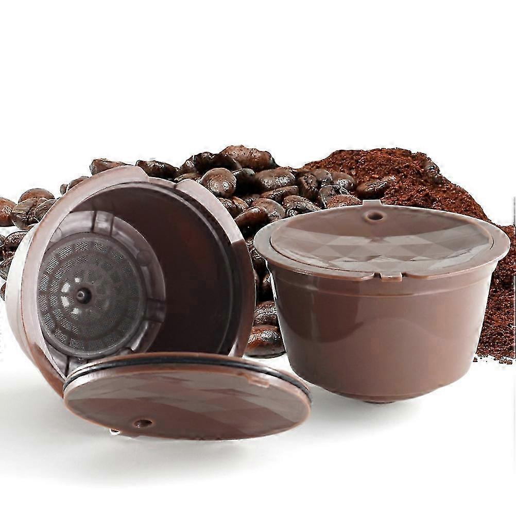 3 Stück Lebensmittelechte Kunststoff-kaffeekapseln, Kompatibel Mit Dem Wiederverwendbaren Filtermaschinenzubehör Dolce Gusto Zentralfilter