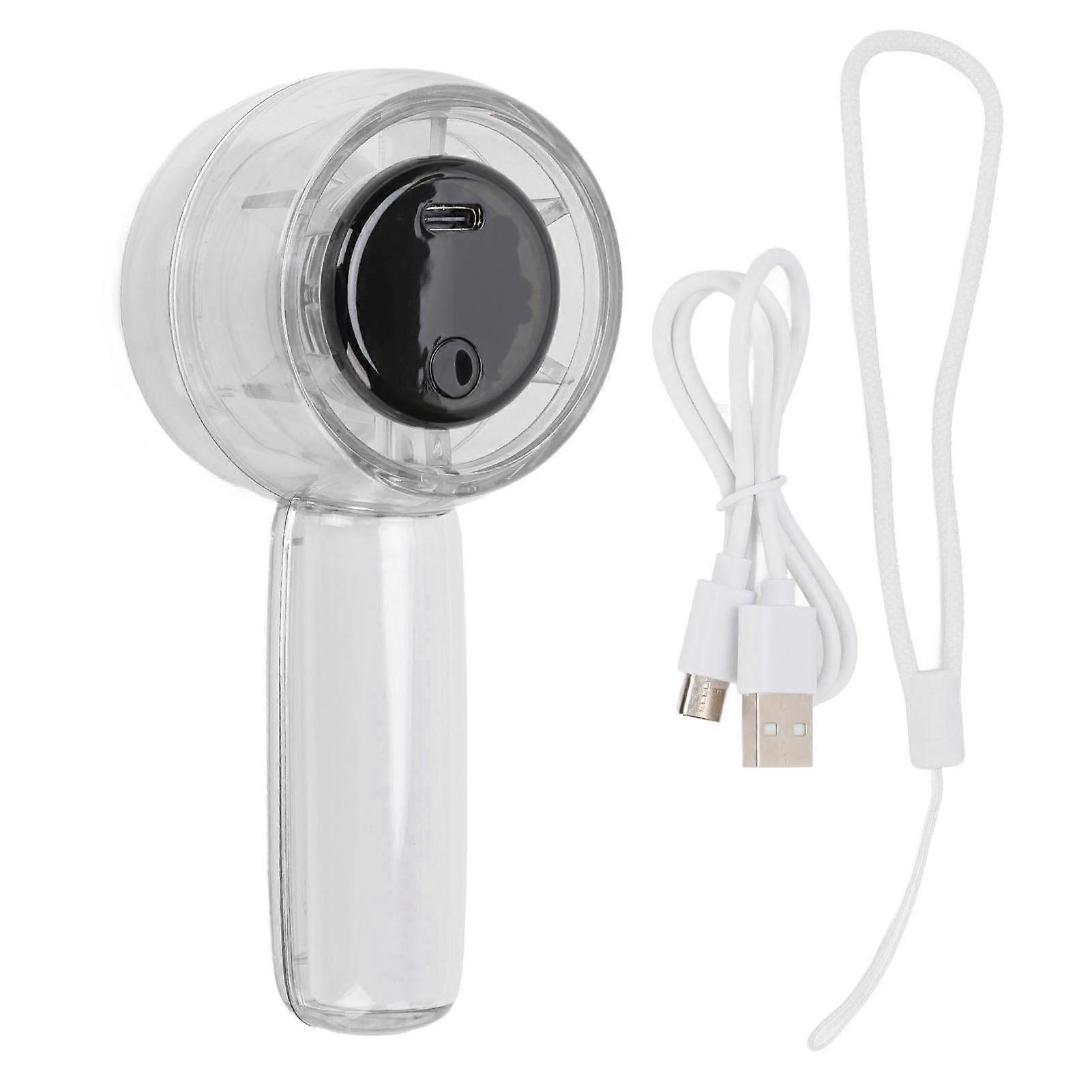 Wiederaufladbarer, Tragbarer Turboventilator Mit 5 Stufenlosen Geschwindigkeitsstufen, Digitalanzeige Und Kleinem Manuellem Windschutz Für Outdoor-camping Und Unterwegs