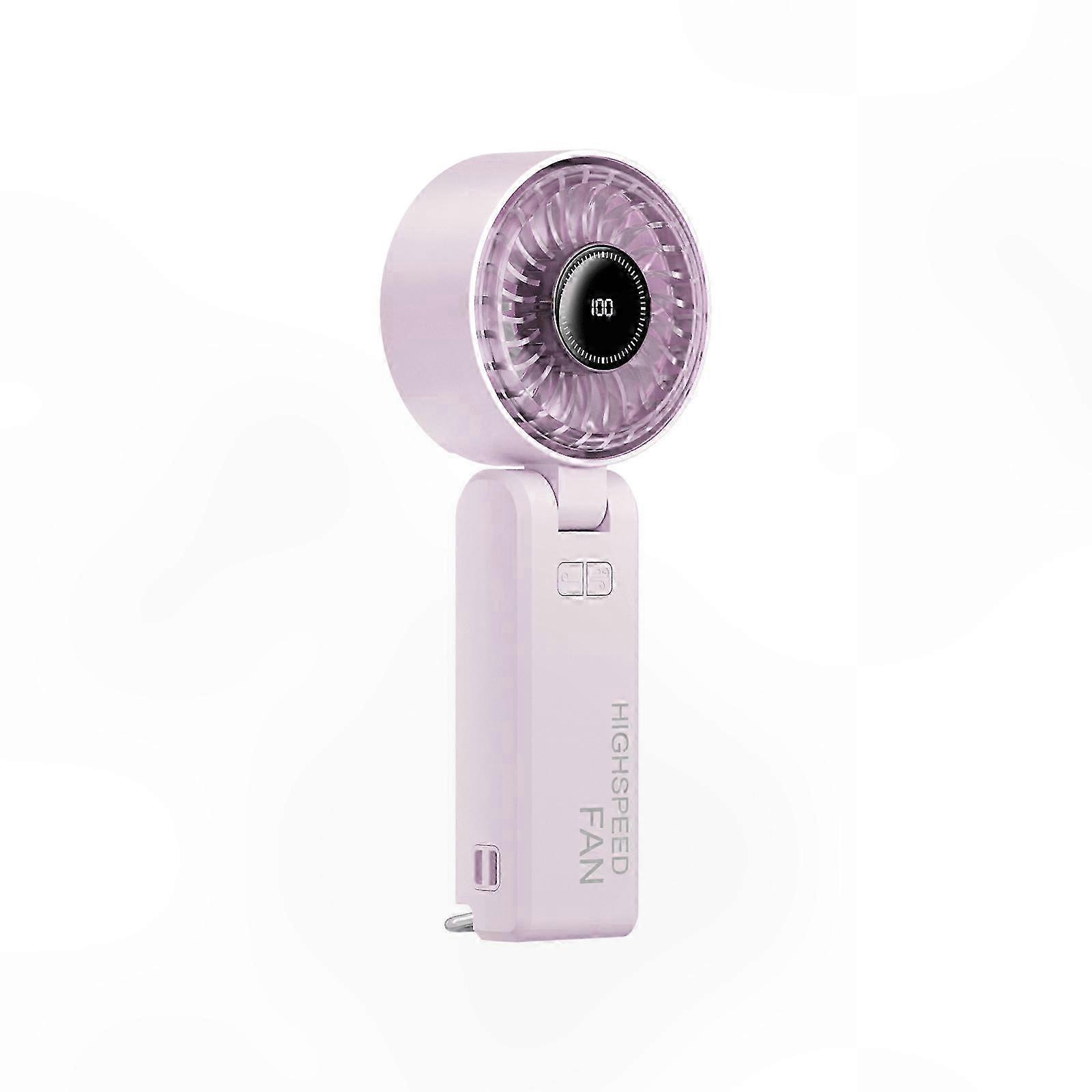 Leistungsstarker, Tragbarer Usb-ventilator, 9 M/s Luftstromgeschwindigkeit, 100 Einstellbare Geschwindigkeitsstufen, Leiser Betrieb Für Büro Und Zuhause