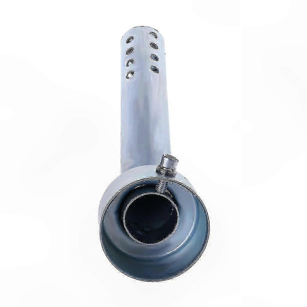 Universeller 48-mm-motorradauspuffschalldämpfer, 175-mm-winkel-db-killer-einsatz, Innenliegender Winkelschalldämpfer, Auspuffgeräuschreduzierer, Abgewinkeltes Endrohr