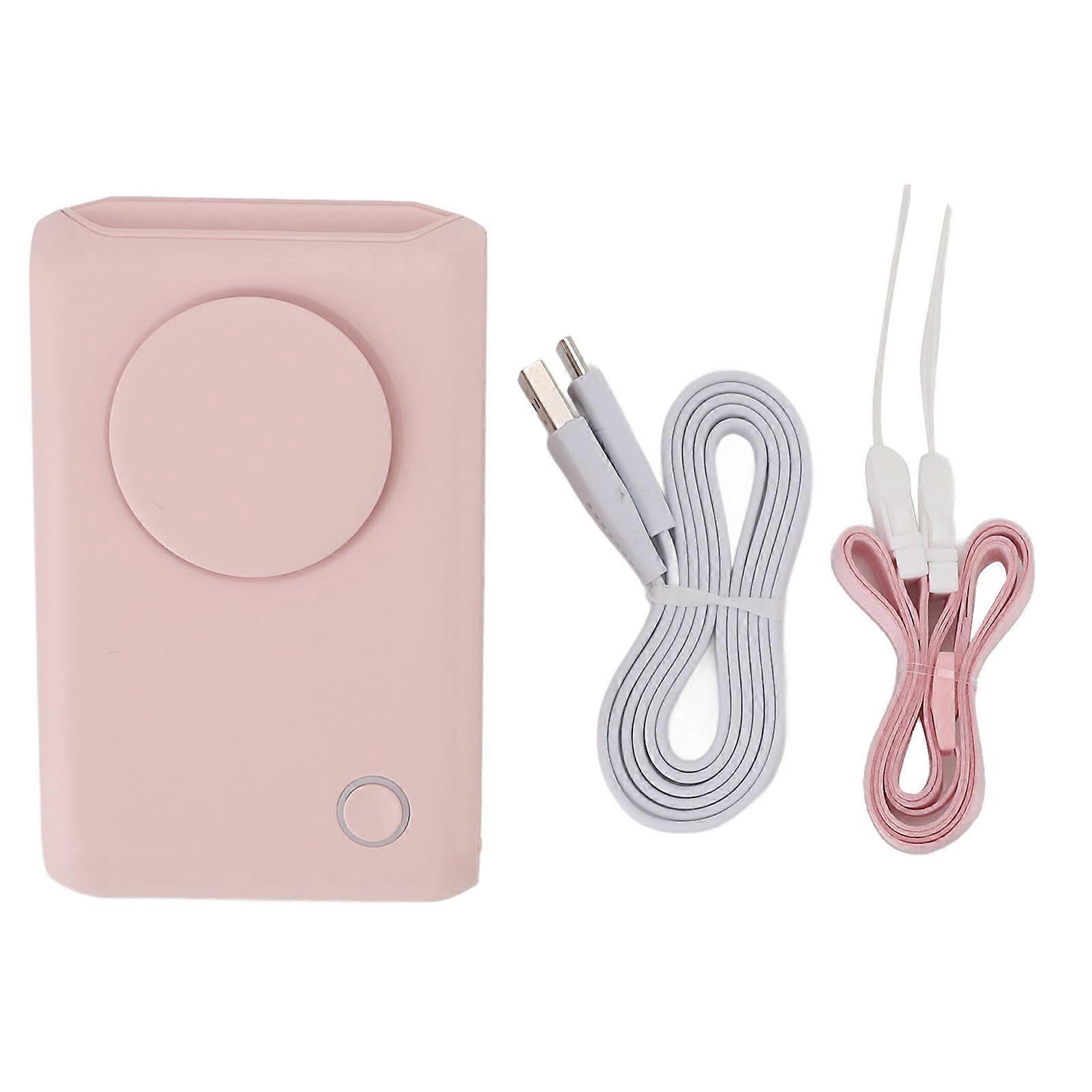 Mini-akku-nackenventilator Mit 3 Leisen Geschwindigkeitsstufen, Tragbarer Nackenclip, Ideal Für Outdoor-aktivitäten Wie Radfahren Und Camping.