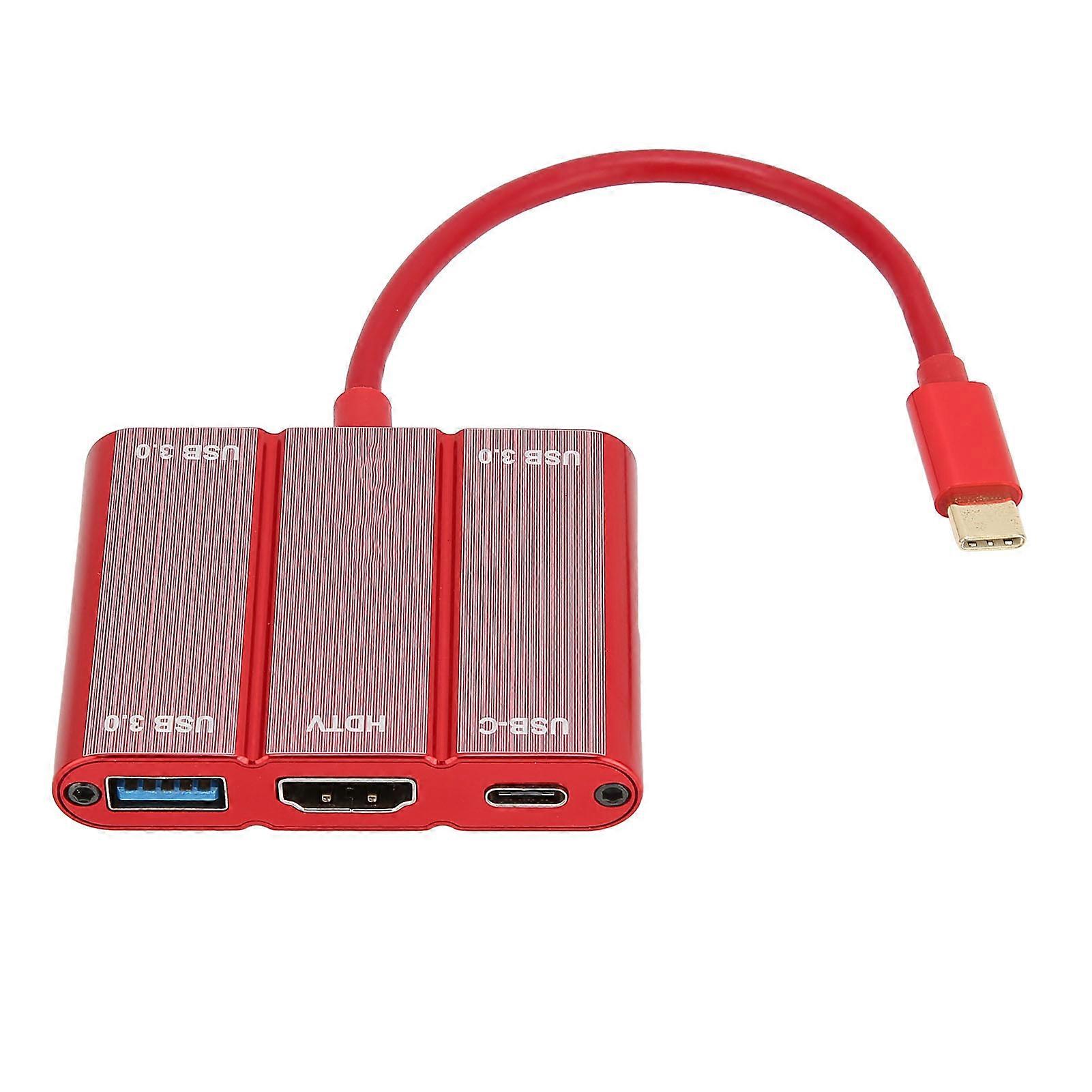 Onten C 5-in-1 Usb-c Hub, Pd-schnellladung, Zuverlässig Und Stabil, Korrosionsbeständiger, Langlebiger Anschluss, Plug & Play Für Laptop Und Tablet