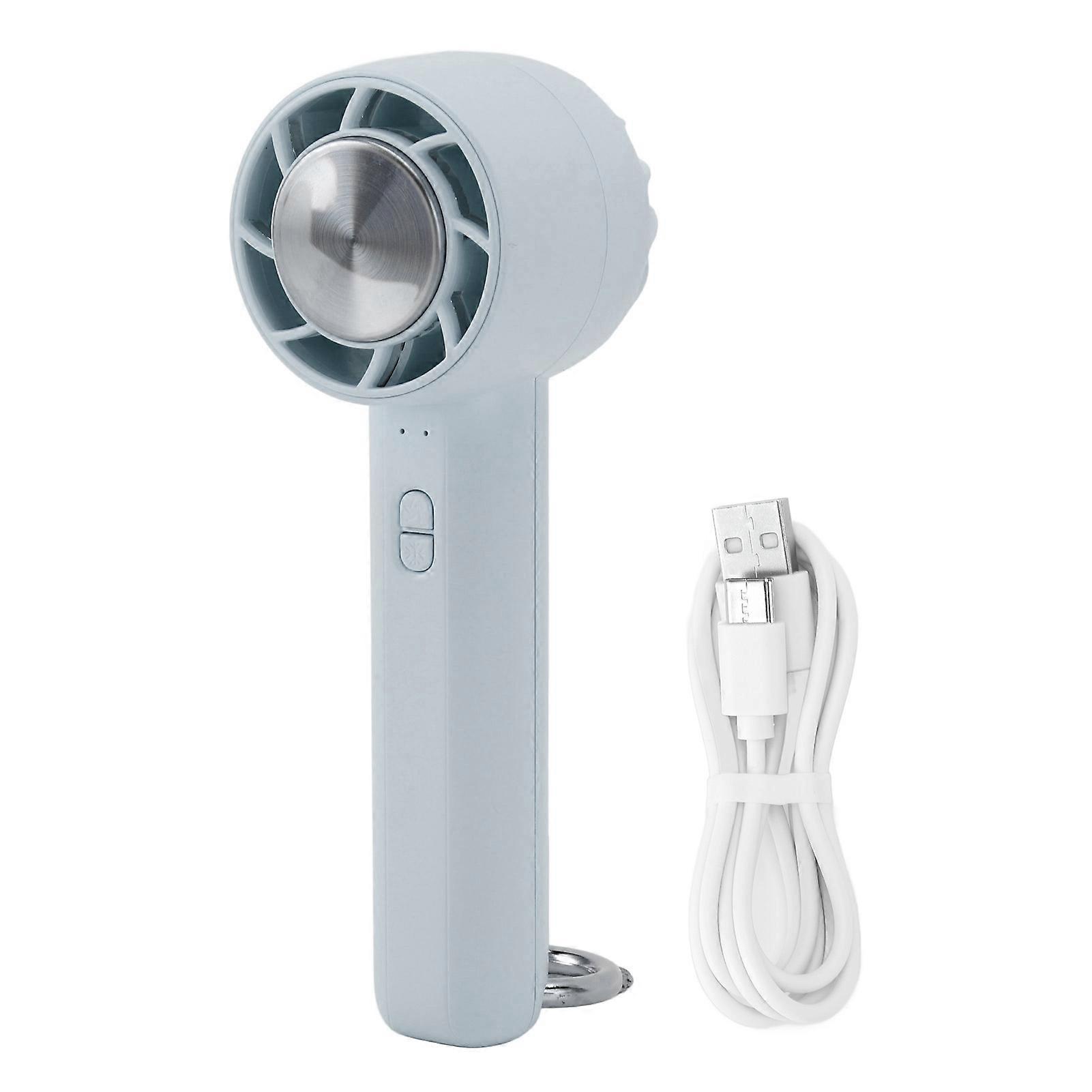Mini-taschenventilator Mit Wiederaufladbarem Akku, Leiser Halbleiterkühlung, Tragbarem Clip-design, Handlicher Turboventilator Für Reisen, Strand Und Camping