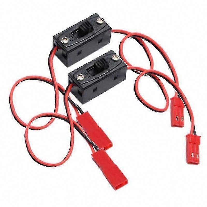 2-teiliger Ein-/ausschalter Mit Jst-stecker Für 1/10 Und 1/8 Rc-cars, Crawler Und Offroad-modelle