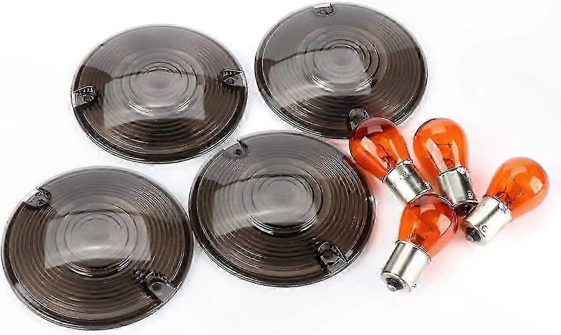 Universelle Motorrad-blinkerbirne Mit Getönter Linse Und Direktanschluss, Led-motorradbeleuchtungsset, Plug-and-play-design, Getönte Tönung, Einfache Installation