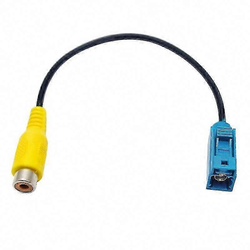 Fakra-rückfahrkamera-adapter Mit Rca Av-in-anschluss, Kfz-videoanschlussadapter, Parkkabel Mit Audio-/videoausgang