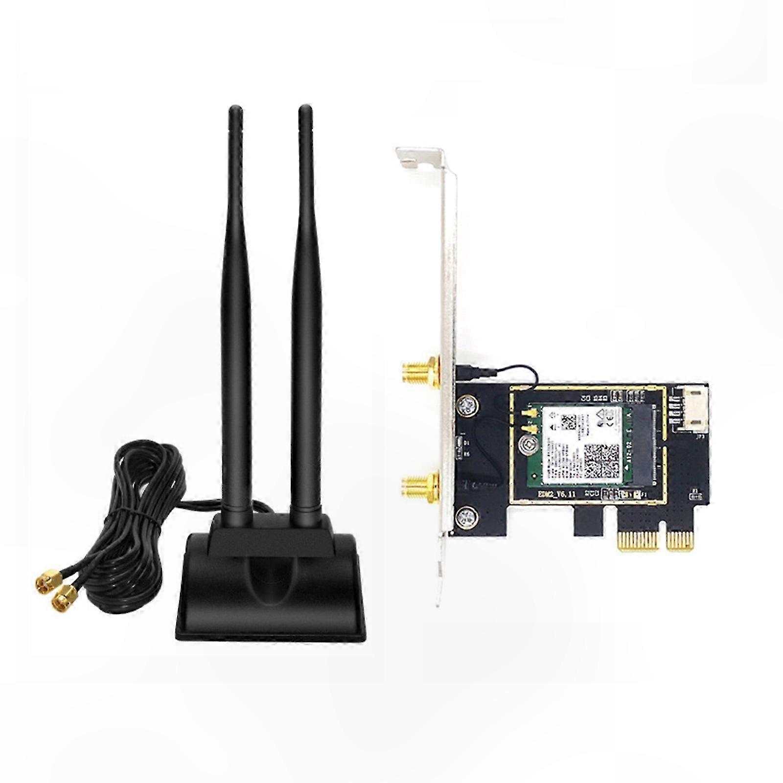 Intel Pcie Wifi 6 Ax200 Drahtlosnetzwerkkarte, Bluetooth 5.1-empfänger, Dualband-wlan (3000 Mhz), Pc-anschluss