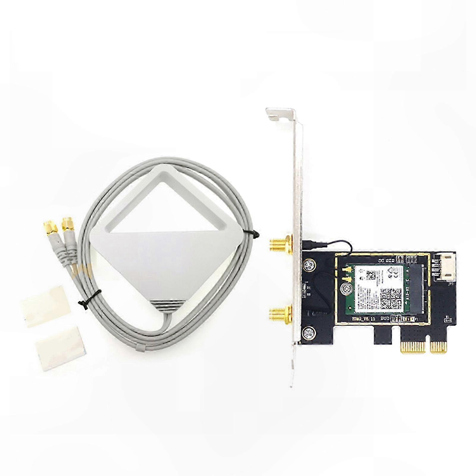 Pcie Wifi 6 Netzwerkkarte, Ax200 Empfänger, Intel Bluetooth 5.1 Dualband-wlan, 3000m Drahtlosanschluss