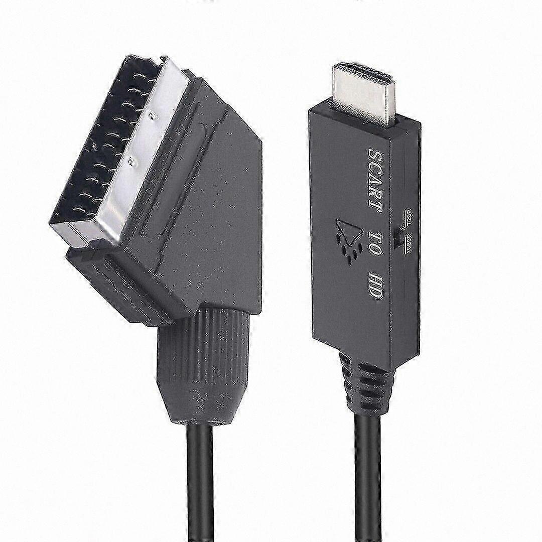 Hdmi-zu-scart-adapter, Videokonverterkabel Für Fernseher Und Konsolen, Universeller Anschluss, Kompatibel Mit Verschiedenen Geräten, Robuste Qualität, Stabile Audio-video-übertragung.