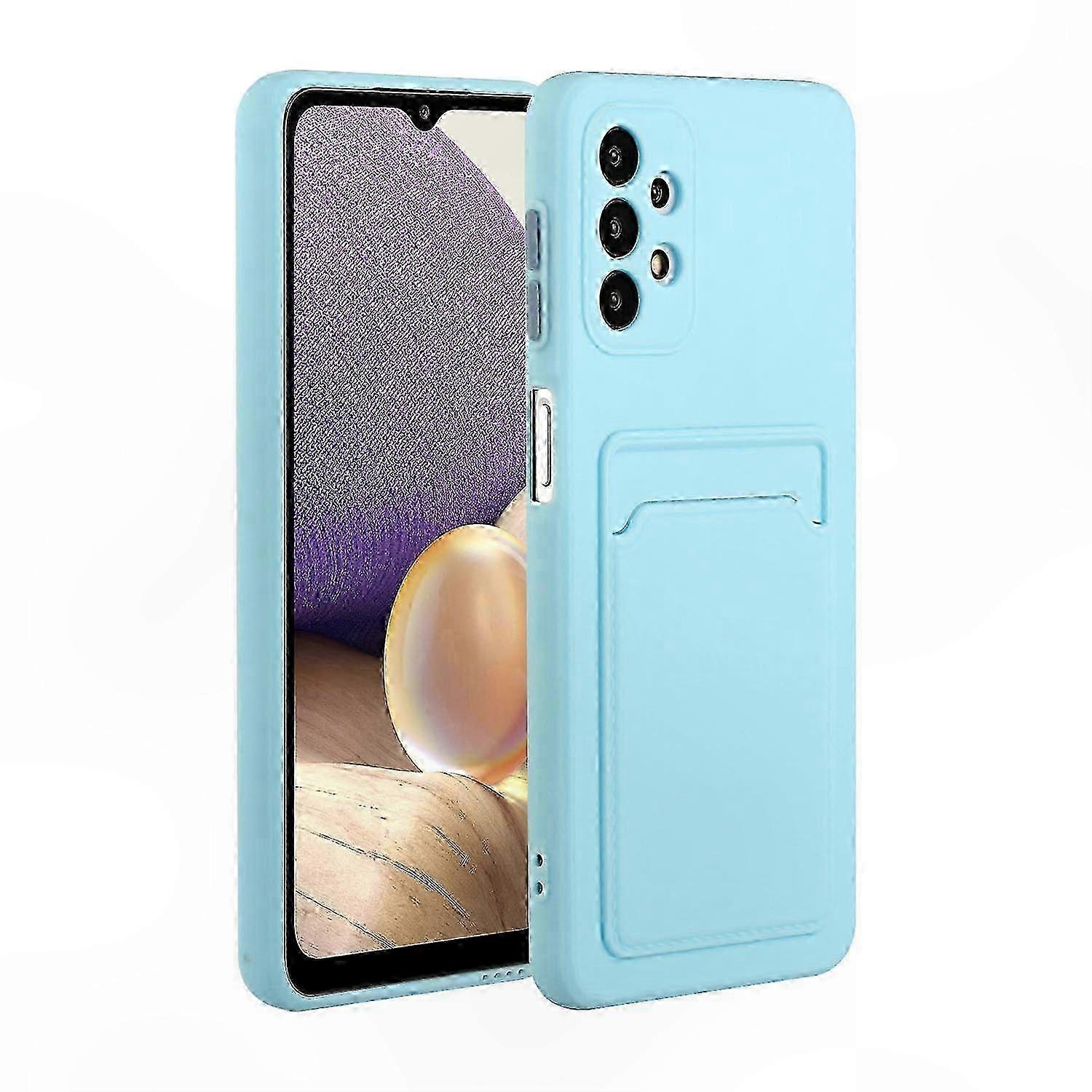 Galaxy A52/a52s 5g Soft Tpu Handyhülle, Schutzhülle Mit Kartenhalter, Schlanker Schutz Für A52 4g, Tragbare Hülle Mit Kartenfach, Robustes Zubehör Für Samsung A52, Leichtes Und Rutschfestes Design.