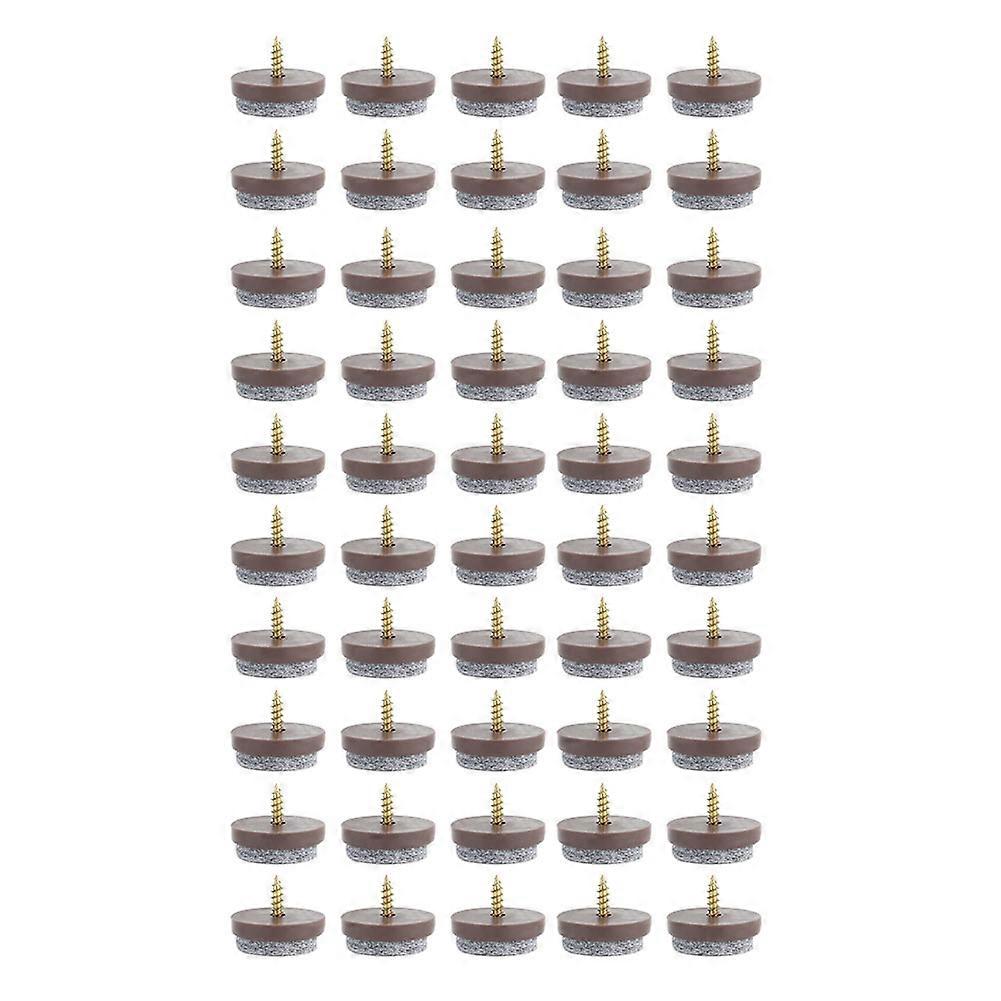 50 Filzgleiter Für Möbelbeine, Tische, Sofas, Stuhlbeine, Rutschfester Bodenschutz, 28 Mm