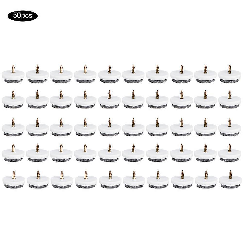 50 Stück Rutschfeste Filzgleiter Für Möbelbeine, Nägel Für Tische, Sofas, Stühle, Bodenschutz (28 Mm)