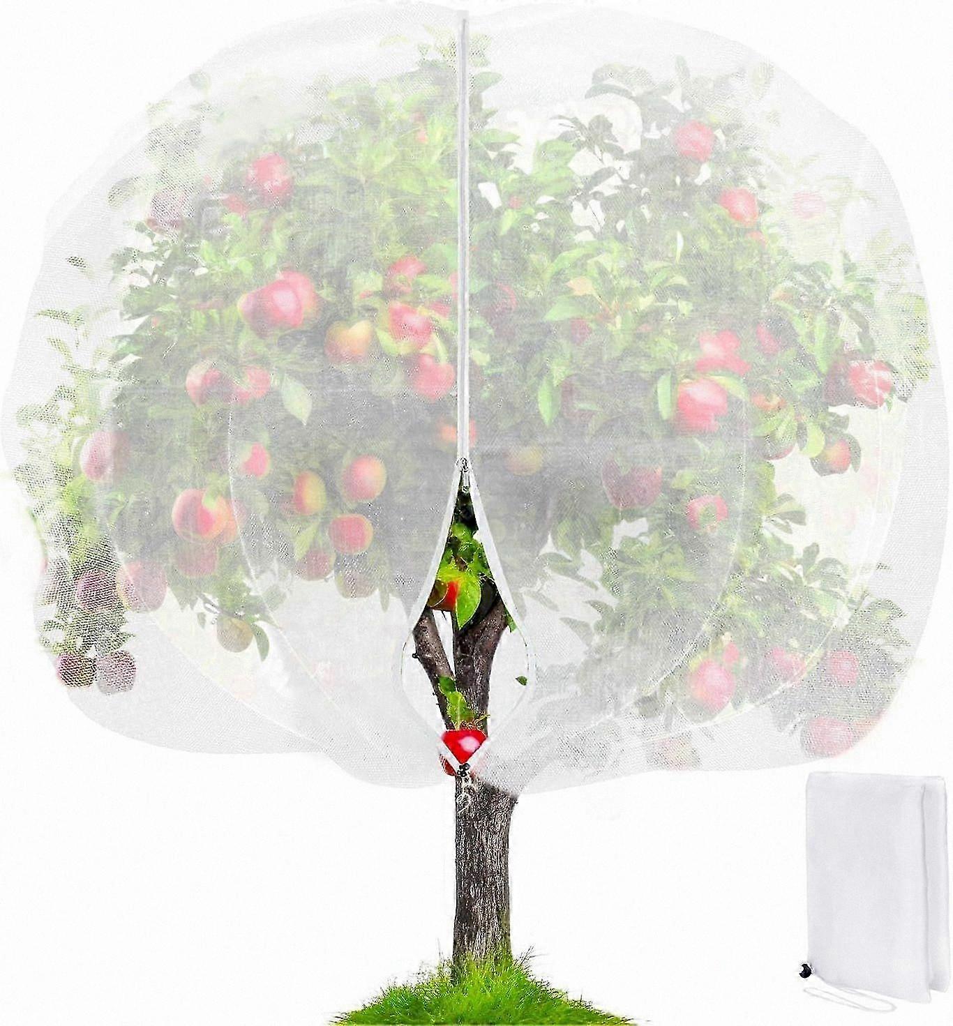 Hochwertiges 2,4 X 2,4 M Großes Gartennetz, Insekten- Und Vogelschutz Für Obstbäume, Feinmaschig, Schädlingssicher, Langlebig Und Wiederverwendbar