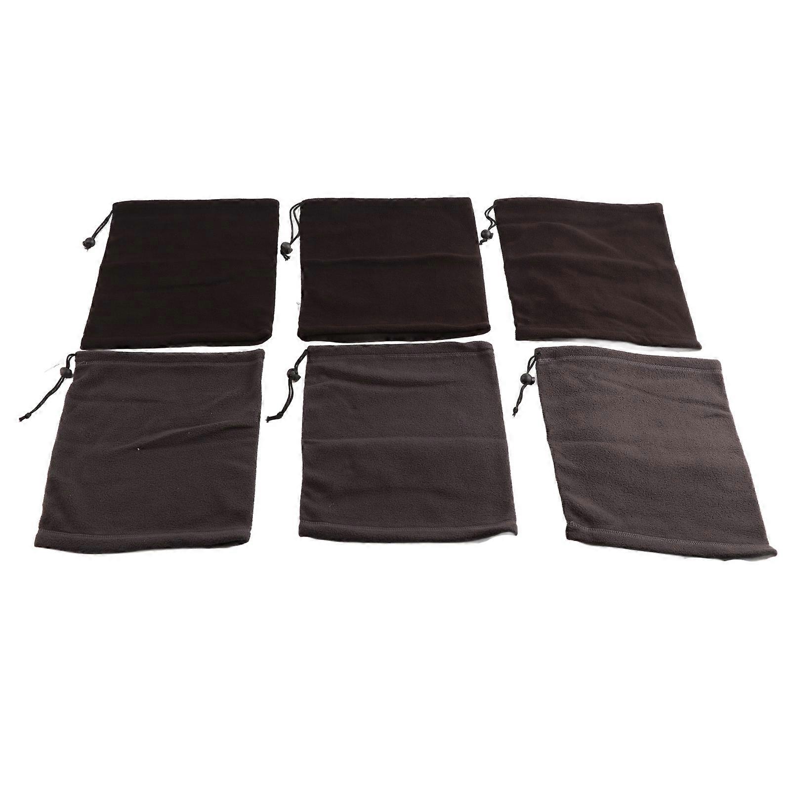 6-teiliges Winter-nackenwärmer-set, Unisex-thermo-windschutz-nackenwärmer, Gesichtsschal Für Outdoor-sportarten, Angeln, Wandern