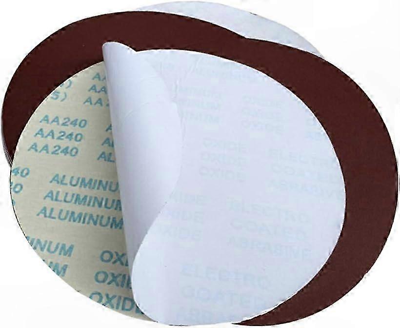 Selbstklebende Schleifscheibe, Körnung 80, Ø 300 Mm, 6er-packung, Psa-papier Mittlerer Qualität Zum Schleifen Von Holz Und Metall.