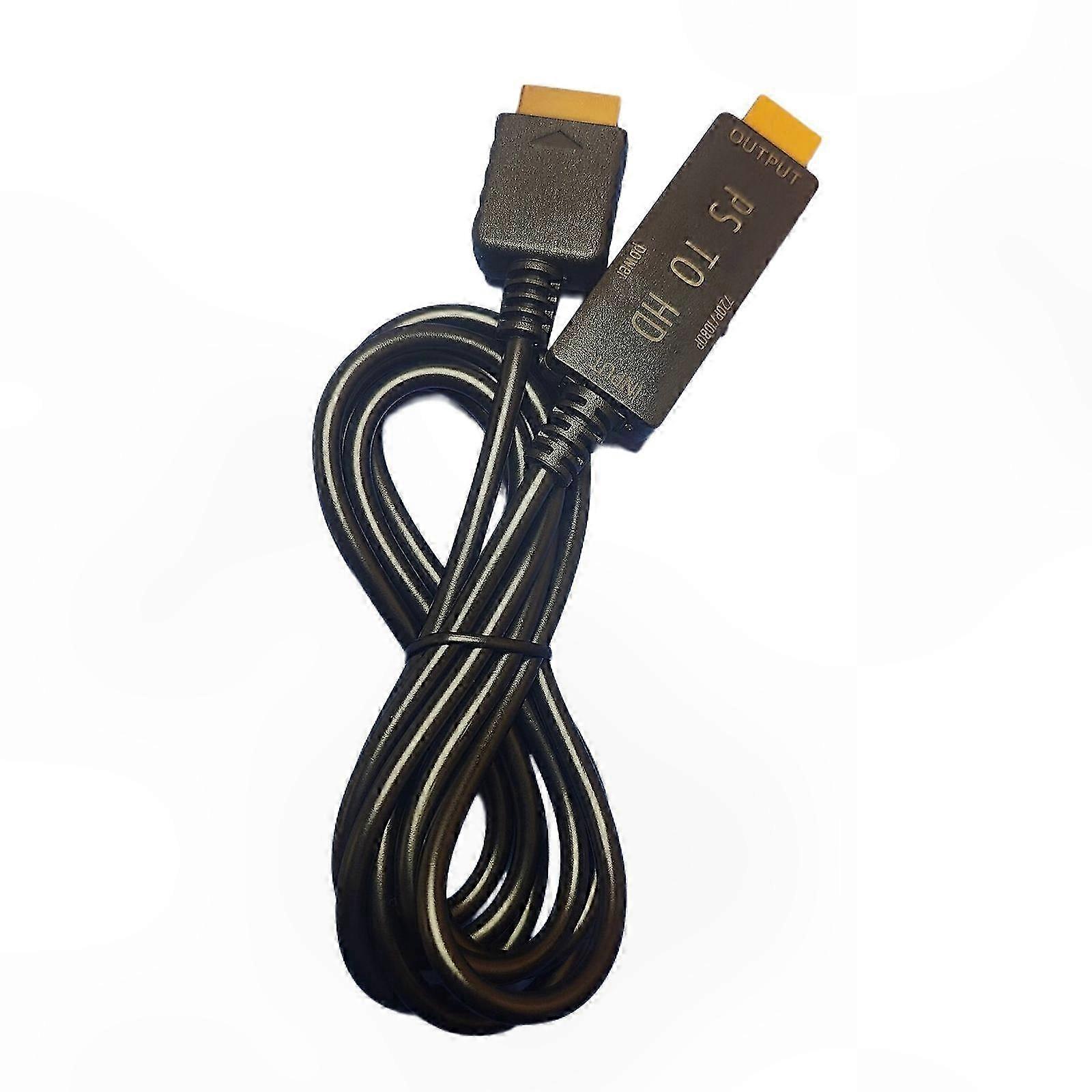 Vielseitiges Pvc-adapterkabel Für Ps1 An Die Steckdose, Plug-&-play-konverterkabel Für Unterhaltungselektronik, Robuster Stecker, Universelles Ersatzkabel
