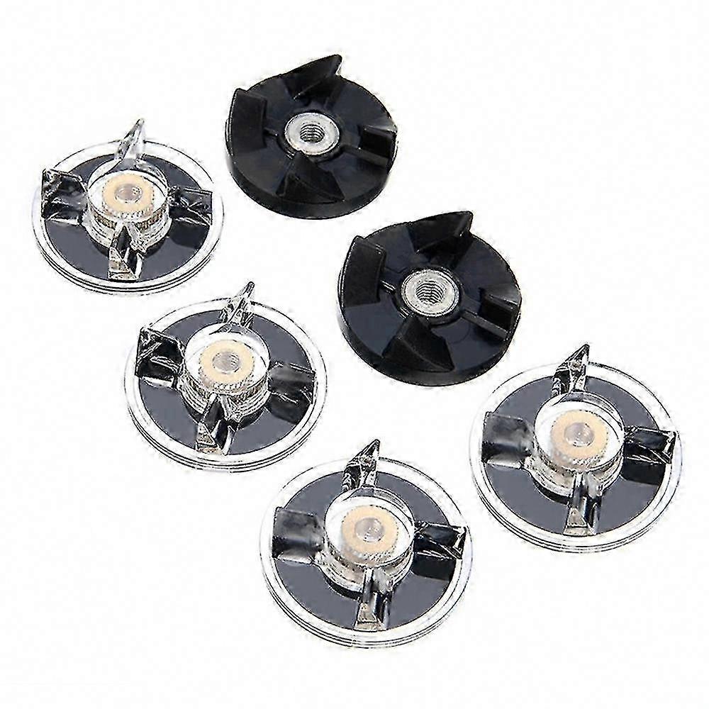 4 Kunststoff-zahnradbasen + 2 Gummiritzel Für 250-w-mixer – Kompatible Ersatzteile