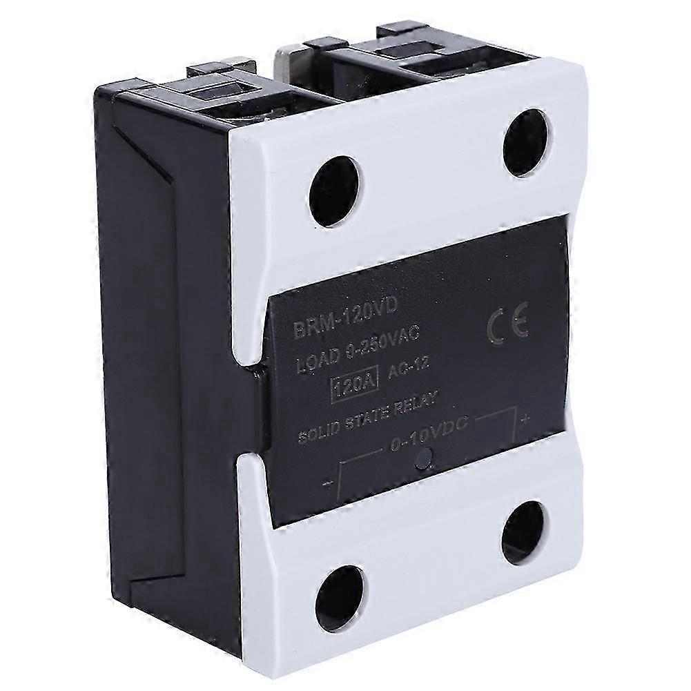 Berm Ssr Halbleiterrelais Mit Integrierter Led-anzeige, 4-20ma Steuerung, 0-250vac Schaltspannung, Modell Brm-120vd, Für Industrielle Anwendungen.