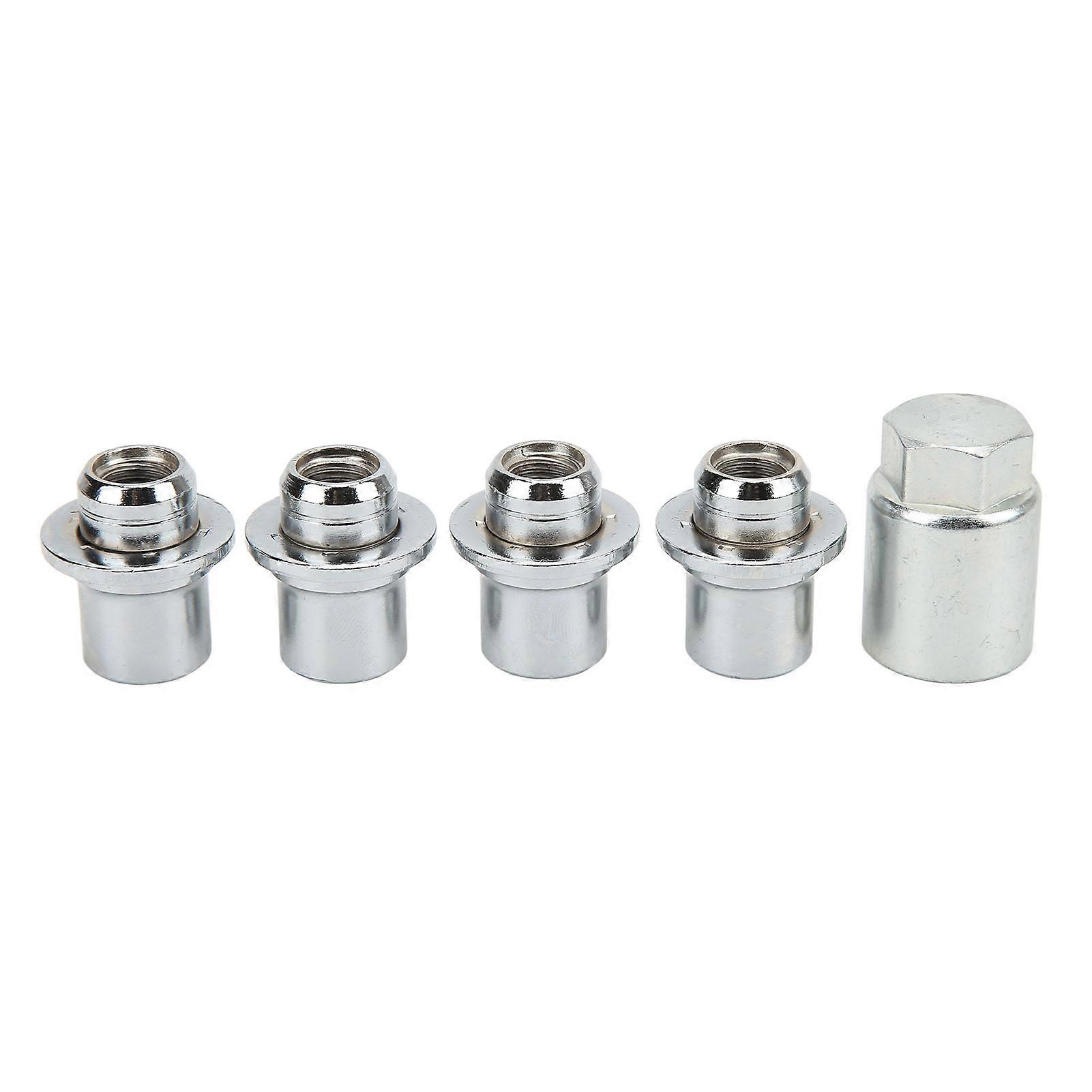 Set Mit 5 Metall-radschlössern 00276-00900, Hohe Präzision, Kurzer Diebstahlschutz, Autozubehör