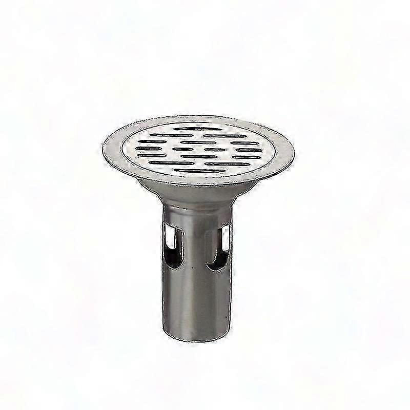 Bodenablauf Aus Edelstahl 304, 10 Cm Durchmesser, Für Dusche Und Bad, Mit Edelstahl-schutzgitter, Robuste Und Korrosionsbeständige Wasserableitung