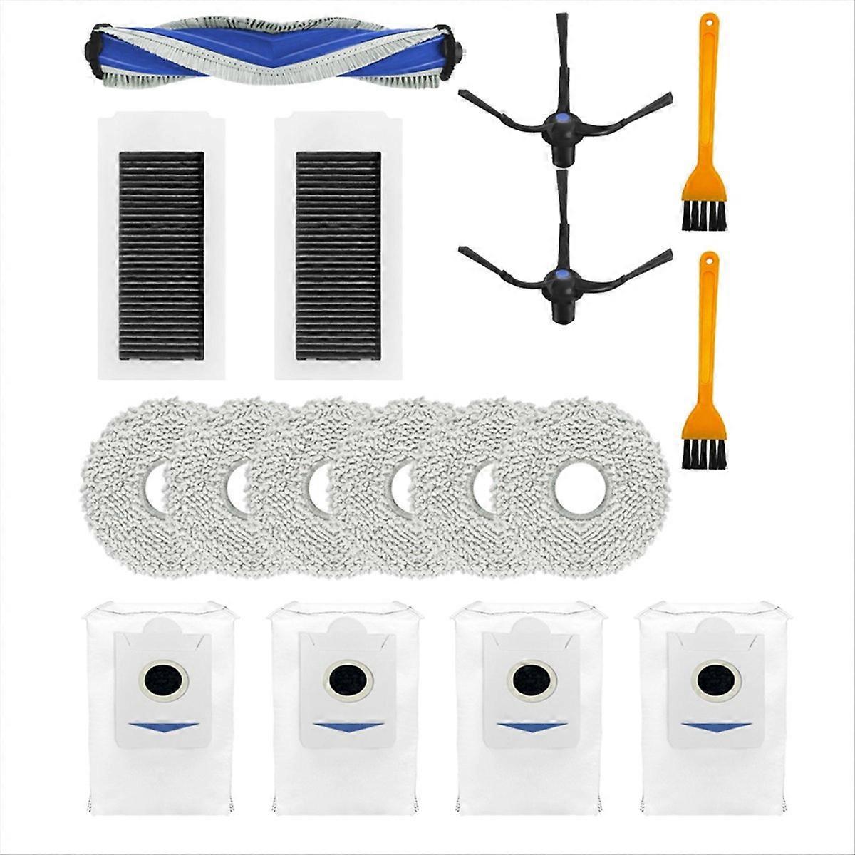 Zubehör Für Den X5 Pro Saugroboter: Hauptbürste, Filter, Staubbeutel, Ersatztuch, Bürste