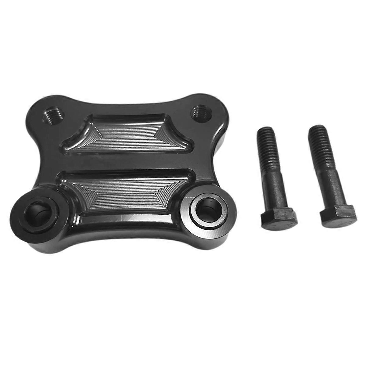Schwarze Cnc-gefräste Aluminium-lenkererhöhung Für Motorrad-glide Standard Flht 2010-2023 Cvo