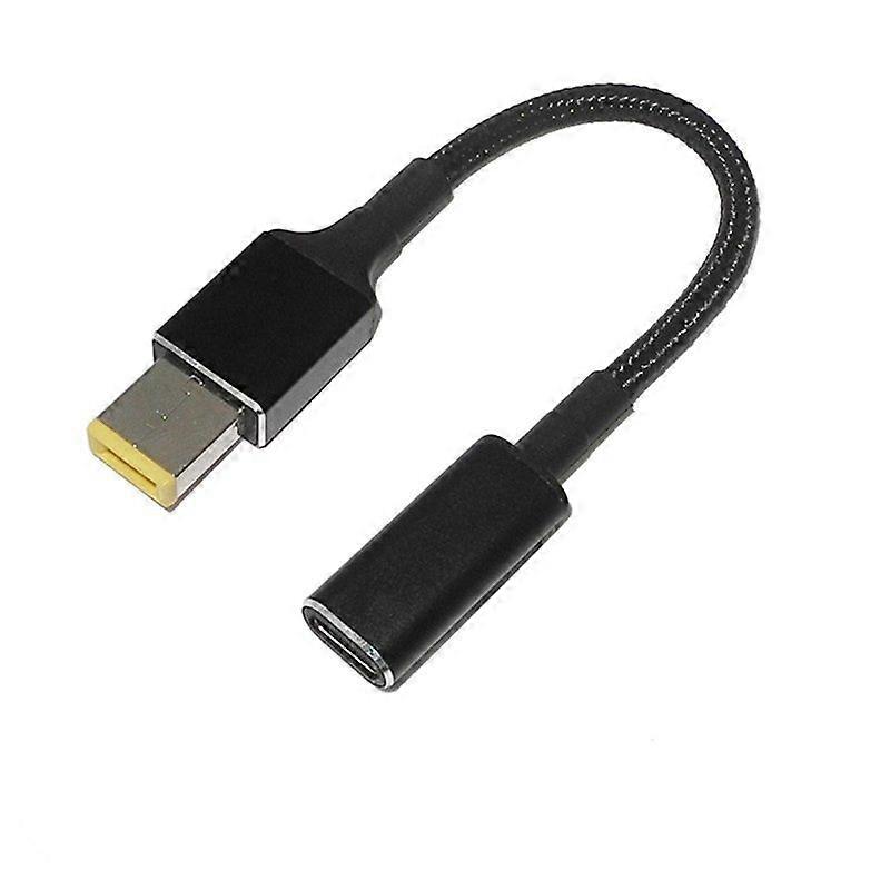 Usb-typ-c-buchse Auf Vierkantstecker-laptop-netzteil