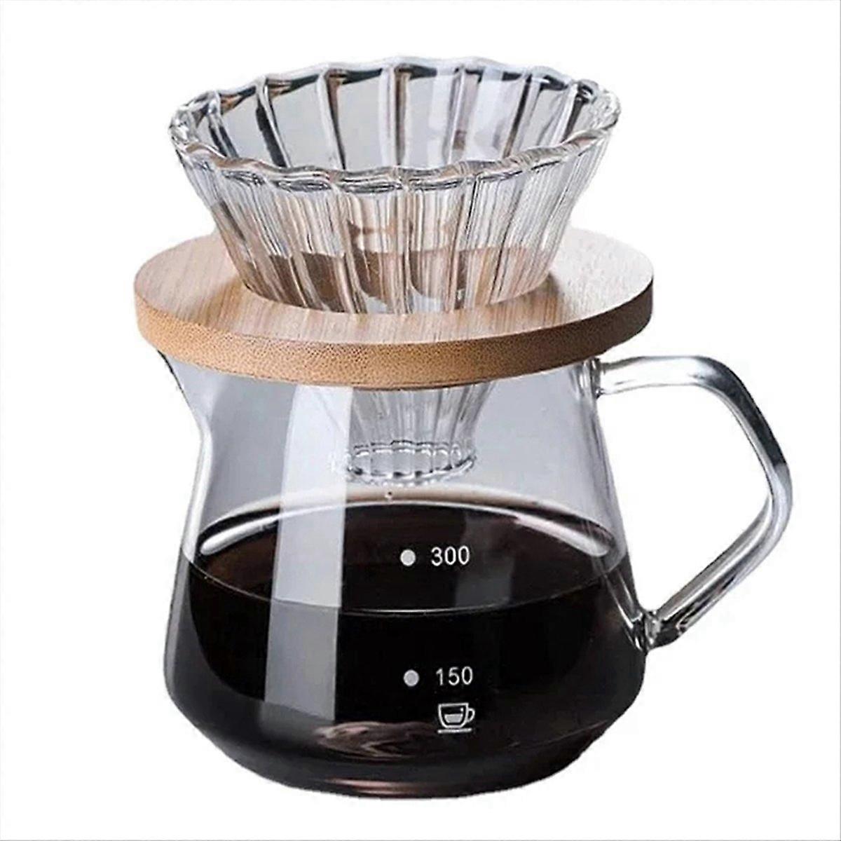 Filterkaffeemaschinen-set, Glaskanne, 300 Ml