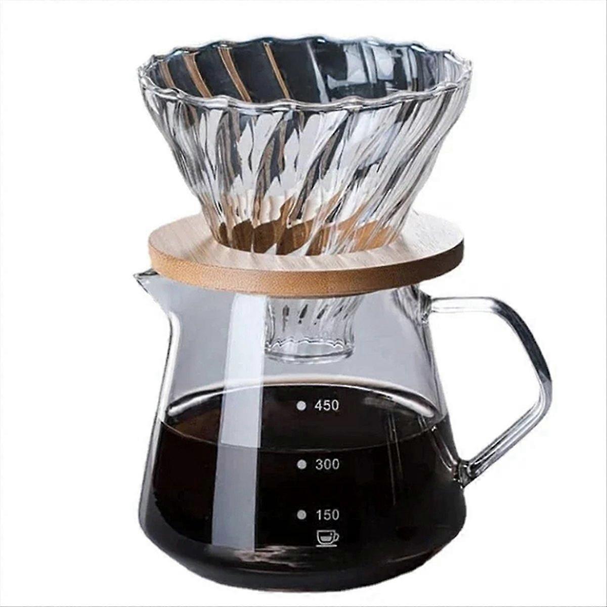 Filterkaffeemaschinen-set, Glaskanne, 600 Ml