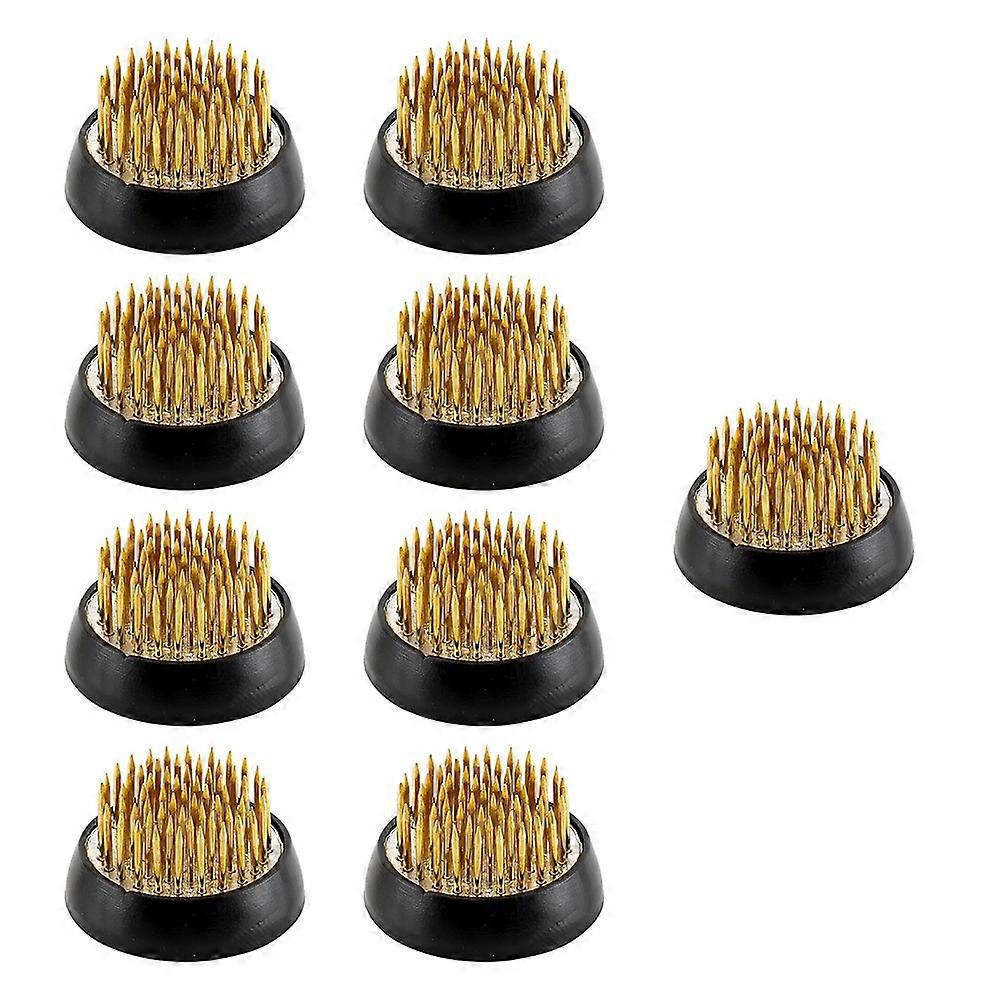 Set Mit 9 Runden Blumenhaltern Aus Messing, Blumenstützen Für Japanische Ikebana-vasen, Blumenbefestigungswerkzeuge