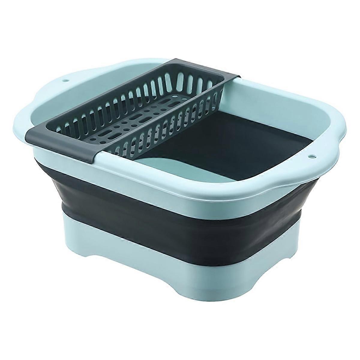 Spülbecken Mit Abflussstopfen, Vielseitige, Faltbare Outdoor-badewanne, Waschbecken, Tragbares Küchenablagetablett
