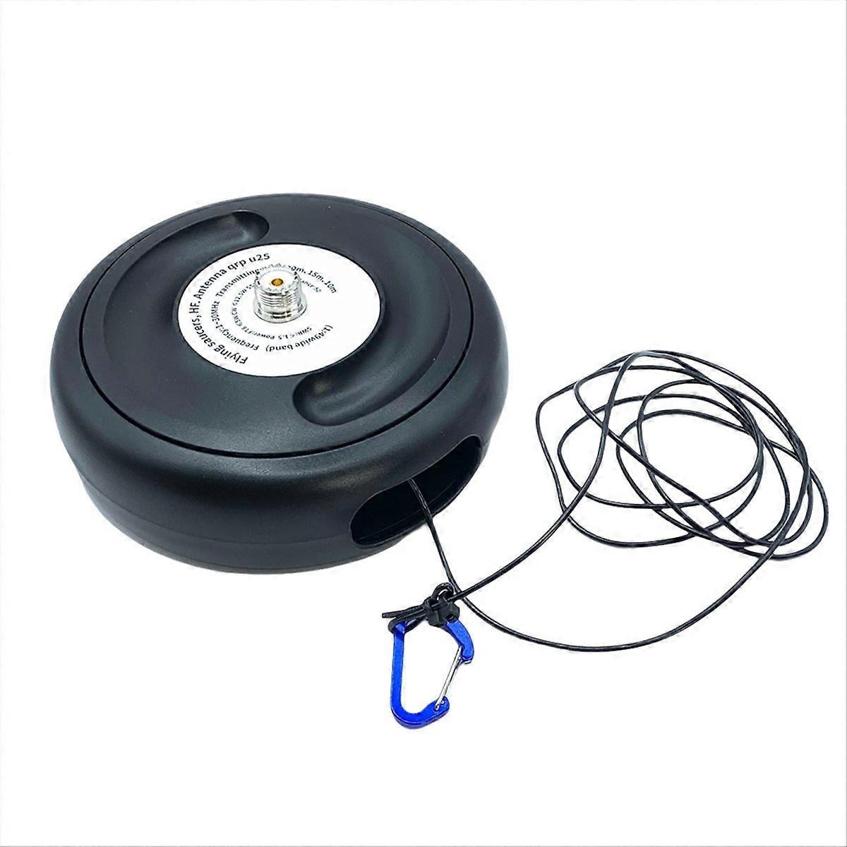 Taschengroße Hf-antenne 1–30 Mhz, Kurzwellenantenne, Horizontaler Balun Invertierter V-form, Endgespeiste Breitbandantenne, Wellenlänge: 40 M