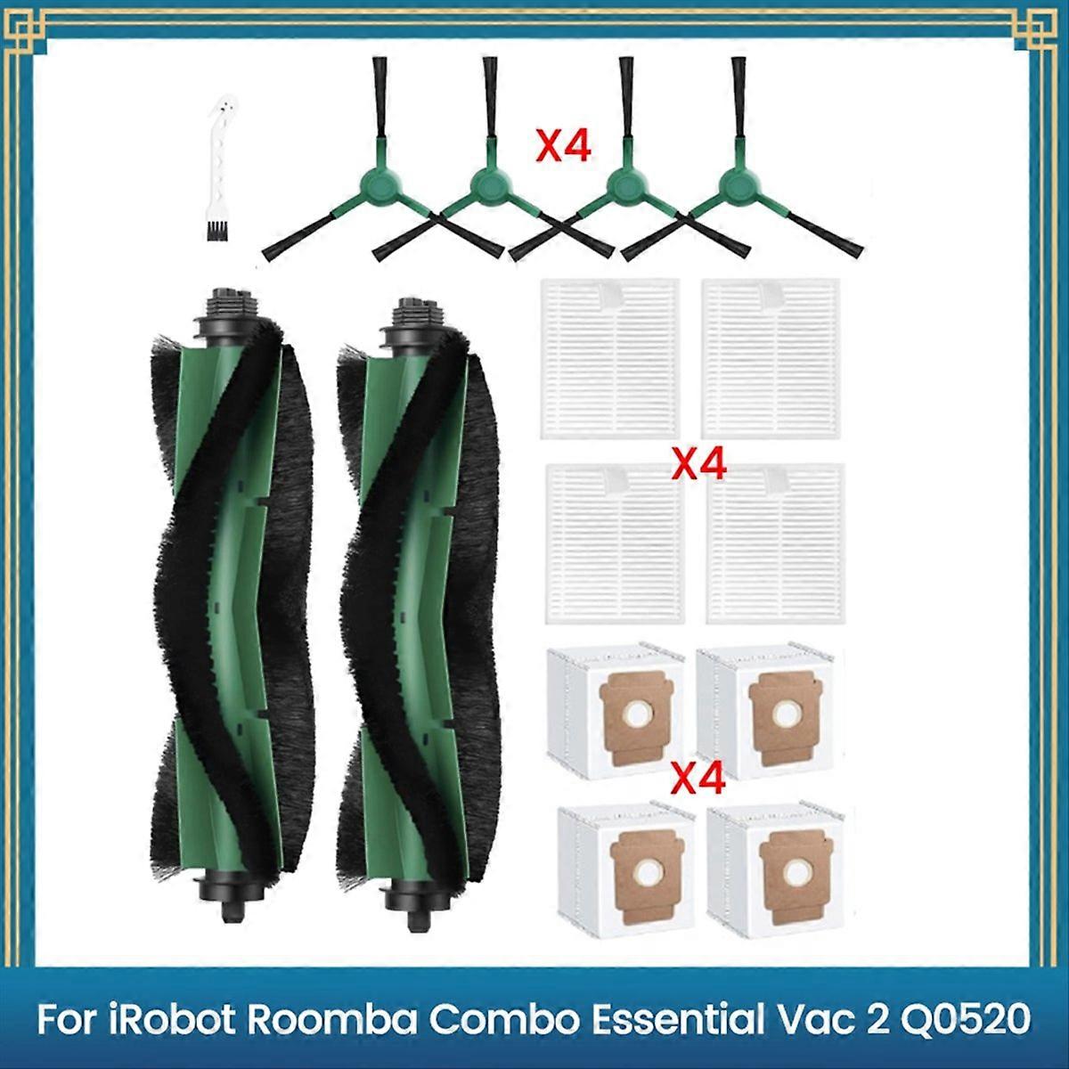 Hauptseitenbürste, Hepa-filter, Staubbeutel Für Den Combo Essential Vac 2 Q052 Staubsauger – Ersatzteile
