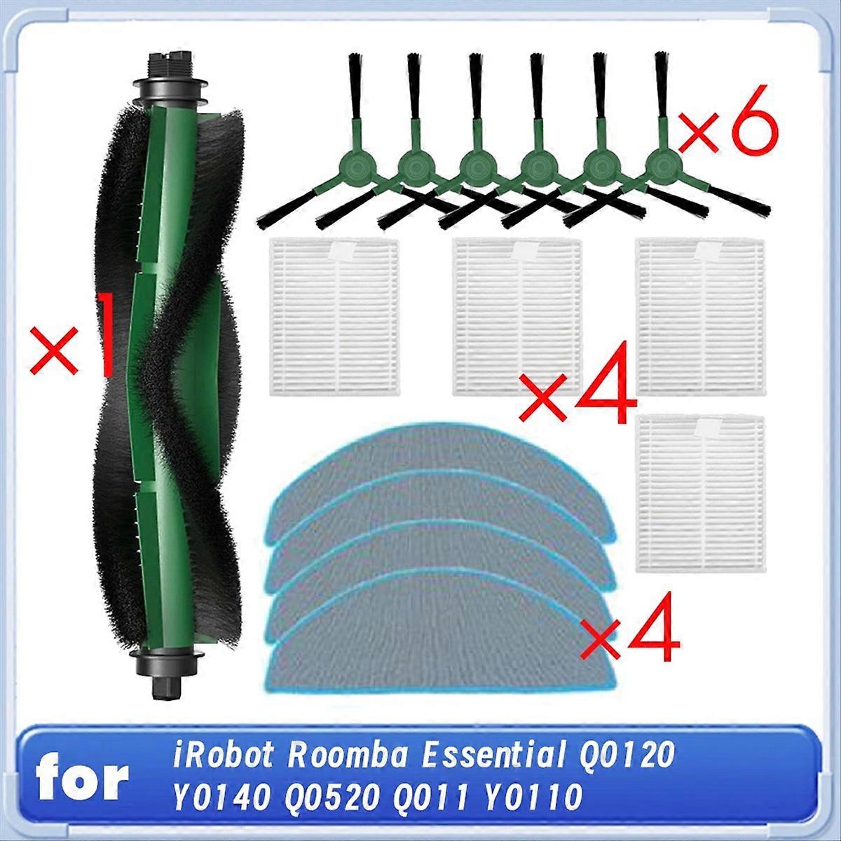 Für Essential Q0120, Y0140, Q0520, Q011 Und Y0110 Saugroboter Mit Automatischer Entleerung: Hauptseitenbürste, Hepa-filter Und Reinigungstuch