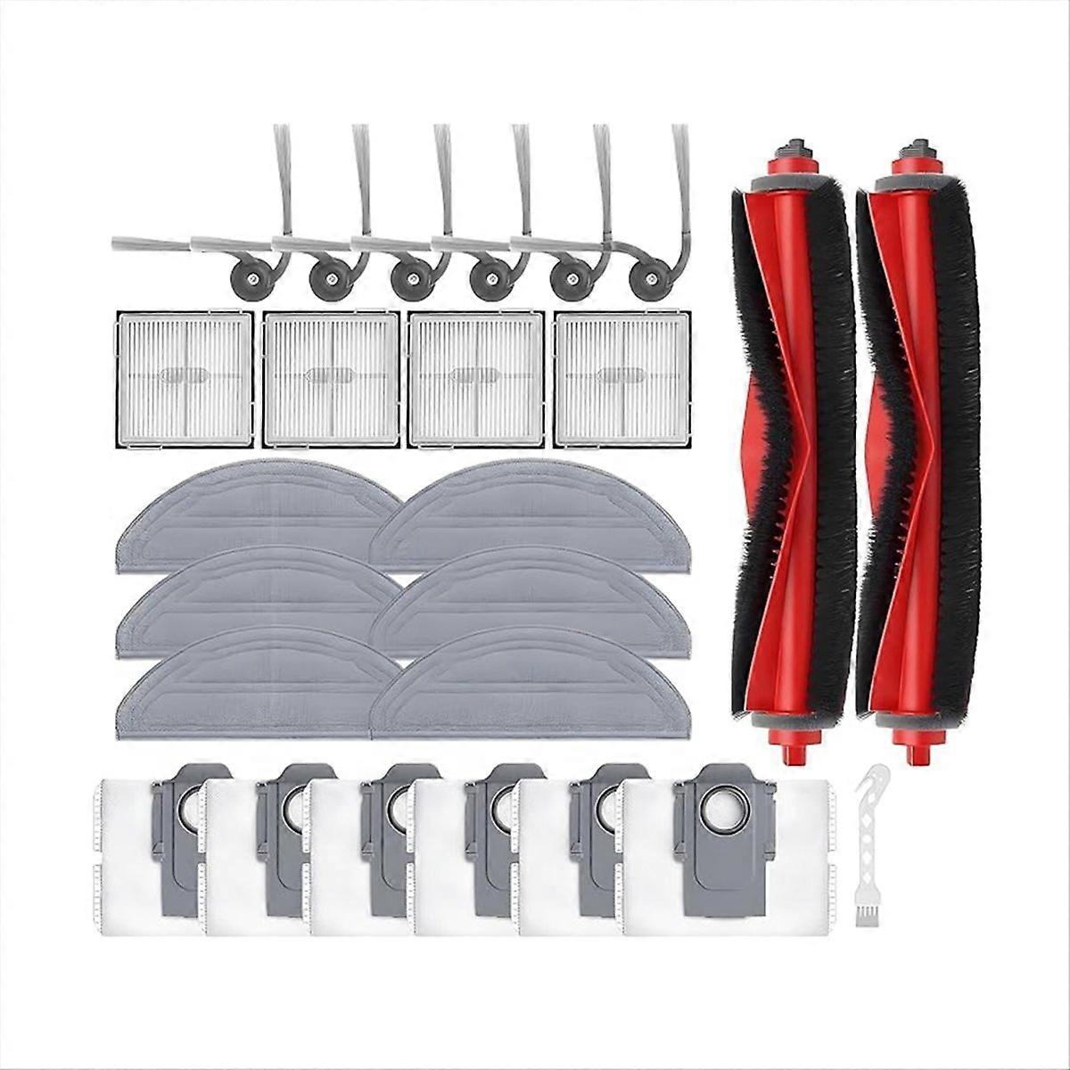 Set Mit 25 Zubehörteilen Für Die Kehrmaschine Q10 S5/q10 S5+/q10 X5/q10 X5+: Hauptbürste, Filter Und Staubbeutel.