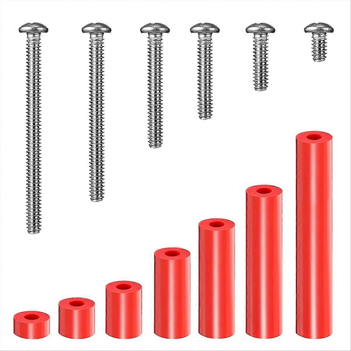 Verlängerungskabelset Für Steckdosen (195-teilig), Inklusive 105 Abstandshalter Und 90 Flachgewindeschrauben 6-32, Für Den Privaten Und Industriellen Gebrauch.