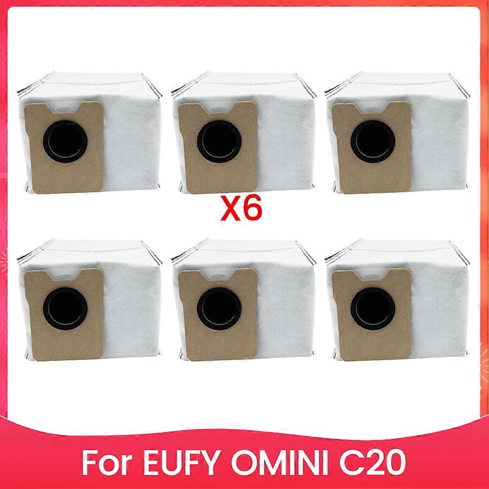 6er-pack Staubbeutel Mit Großem Fassungsvermögen Für Den Eufy Omni C20 Staubsauger, Ersatzbeutel Mit Effizienter Filtration