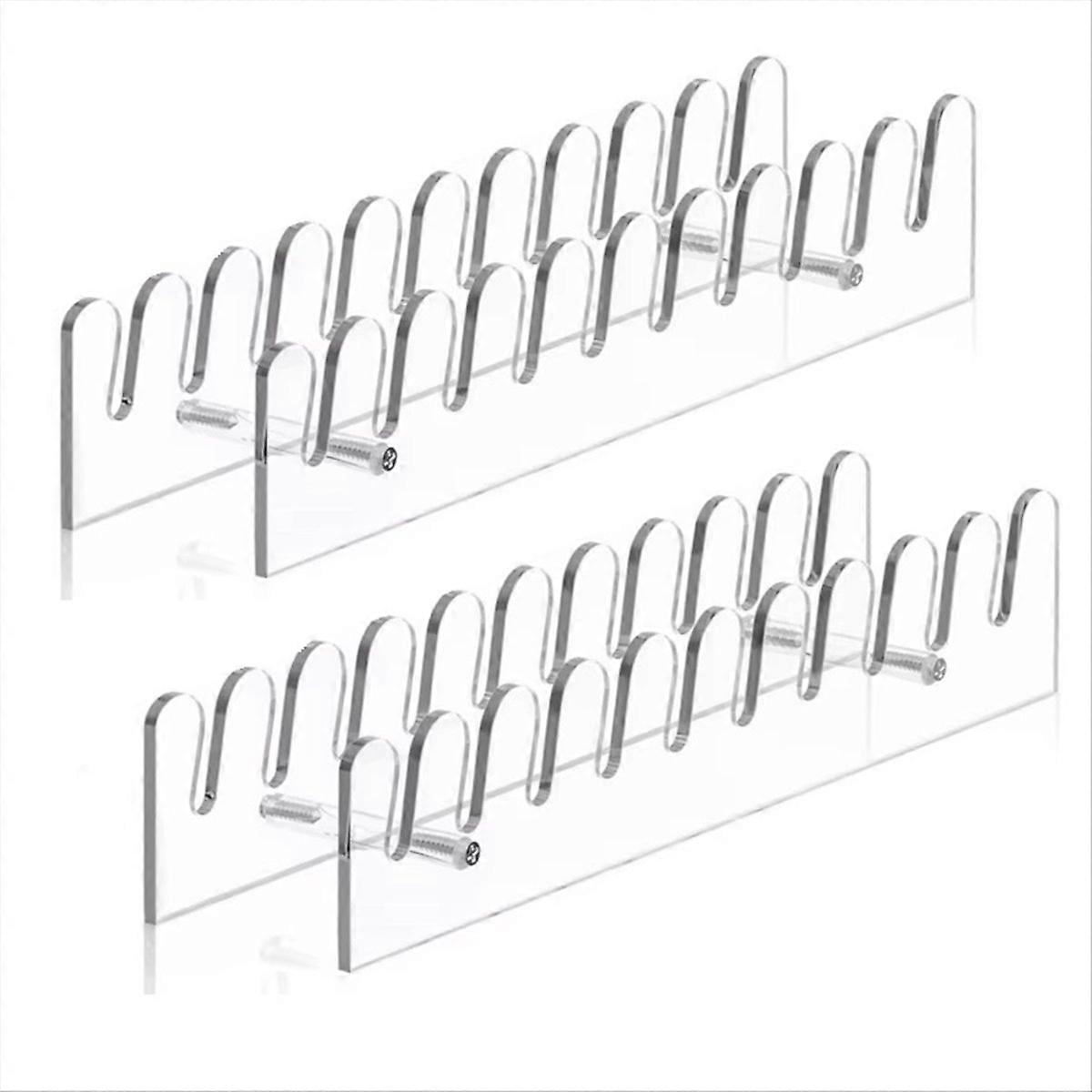 Set Mit 2 Multifunktionalen Acryl-aufbewahrungsboxen Für Baseballkappen