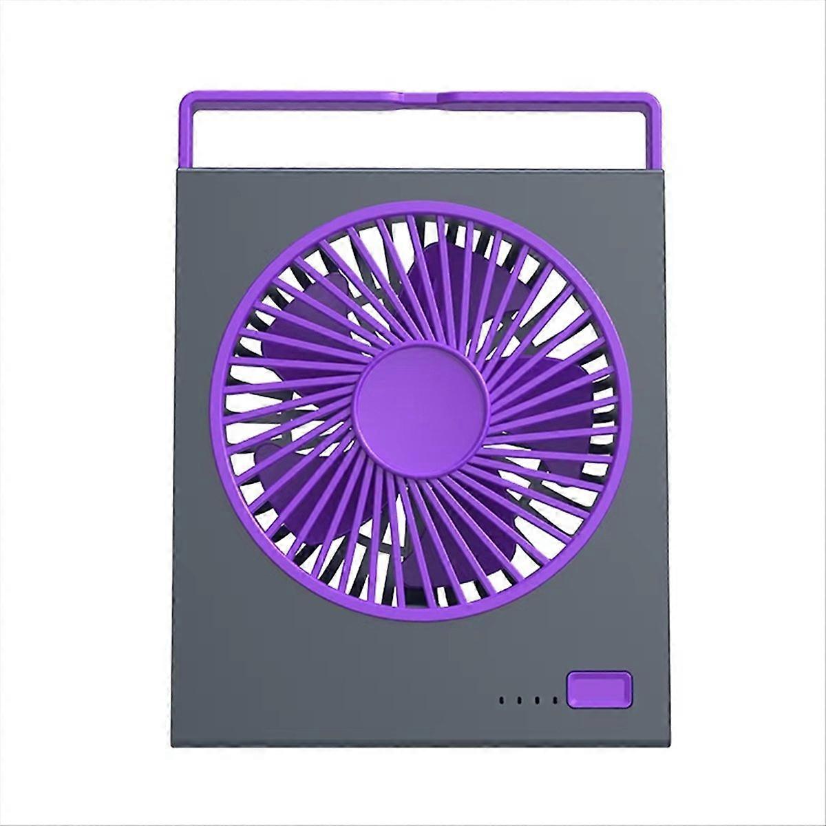 Wiederaufladbarer, Tragbarer Tischventilator Mit Usb-anschluss, Mini-campingventilator, 4 Geschwindigkeitsstufen, Leise, Für Den Tisch, Persönlich, Wandmontage