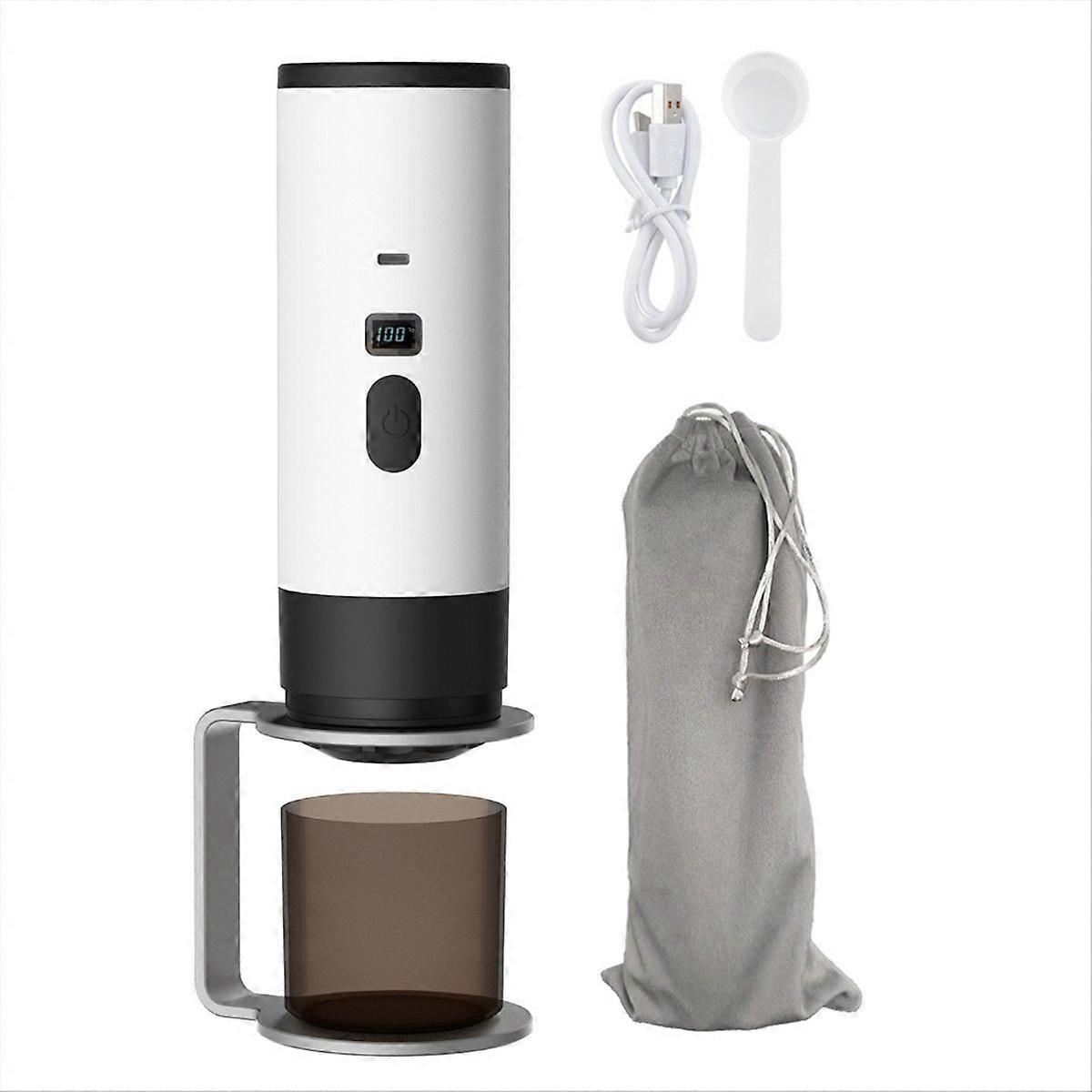Tragbare Espressomaschine – 2-in-1-kaffeemaschine Mit Selbstheizung, Ideal Für Reisen, Auto Und Wanderungen – Schnelle Zubereitung Überall