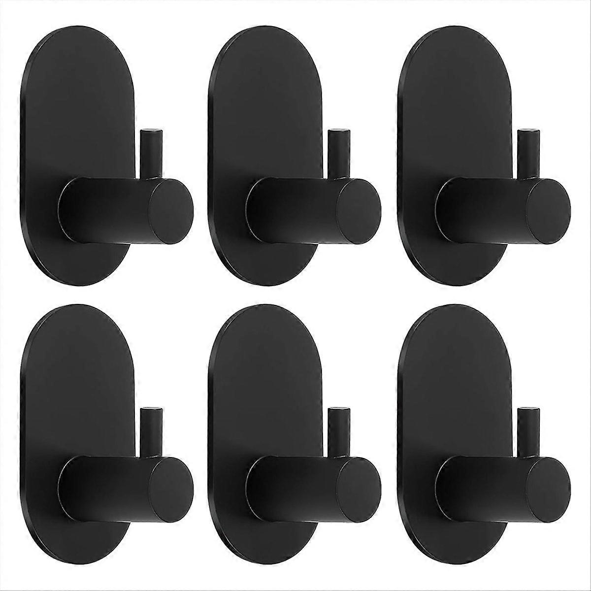 Set Mit 6 Ultrastarken Klebehaken Für Handtücher, Gästetücher, Badetücher, Türen Und Mäntel.
