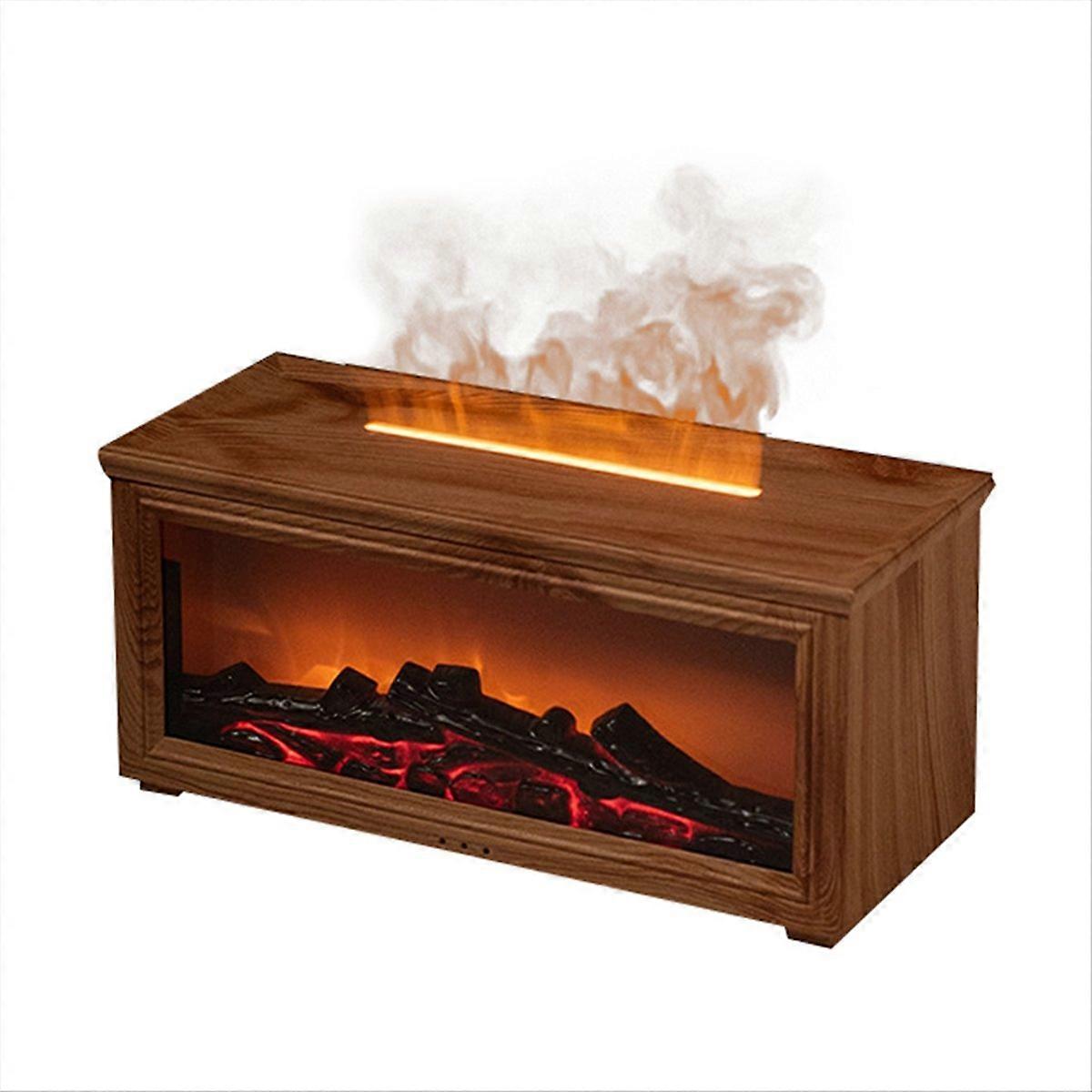 Aromatherapie-diffusor Mit Dynamischem Und Farbenfrohem Flammeneffekt, Ideal Für Zuhause Und Büro.