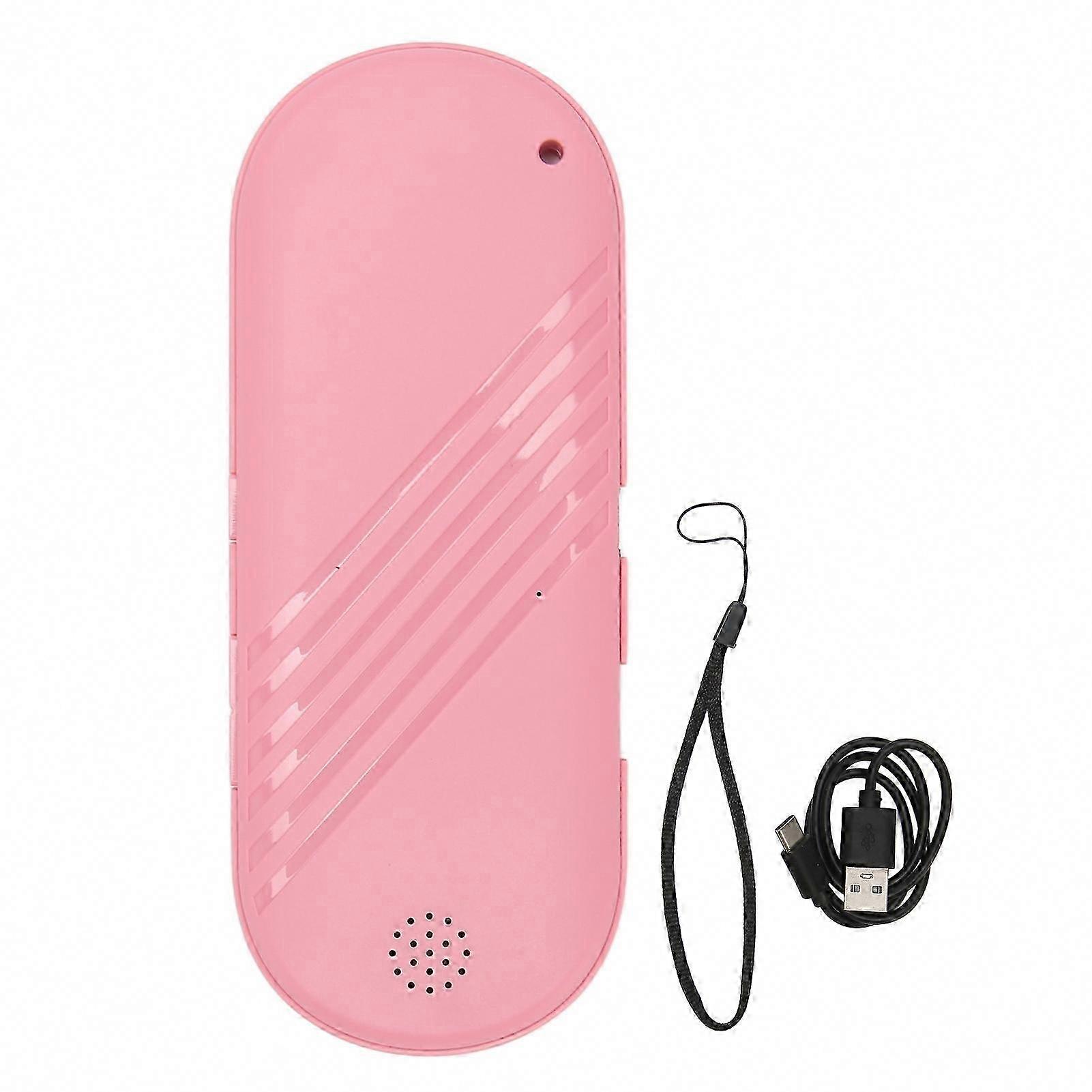 Mini-bluetooth-kissenlautsprecher, Tiefer Bass, Stereo, Pink, Schlaf-lautsprecher, Multifunktionaler Konduktionslautsprecher