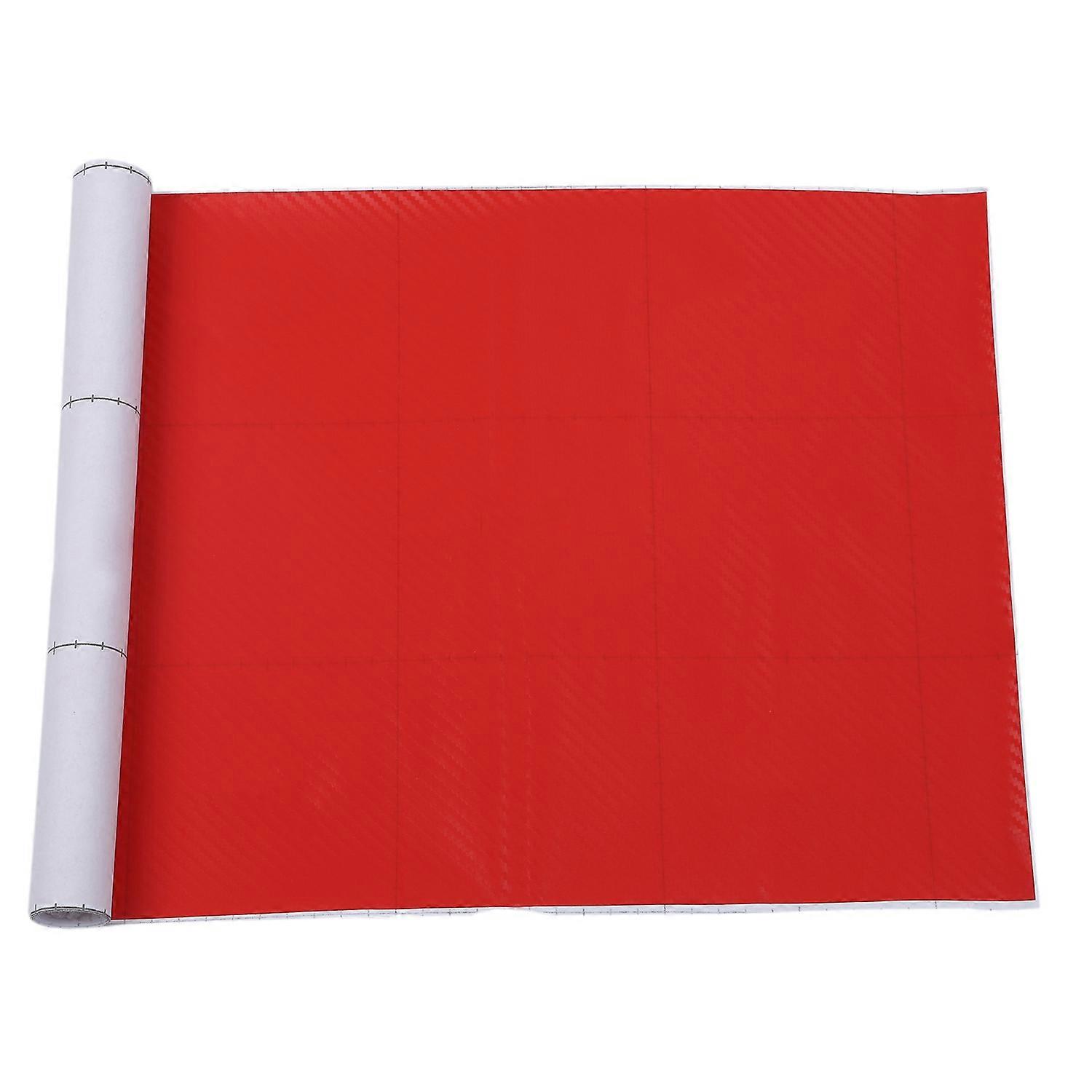 Rolle Mit 30 X 127 Mm Diy 3d Autoaufklebern, Rot.