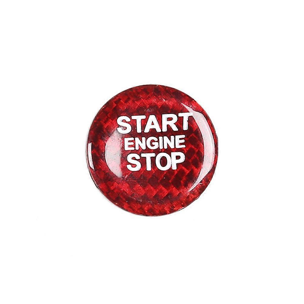 Motorstart-/stoppknopfabdeckung Aus Trockencarbon Für Alfa Romeo Giulia Stelvio 2017–2020, Rot