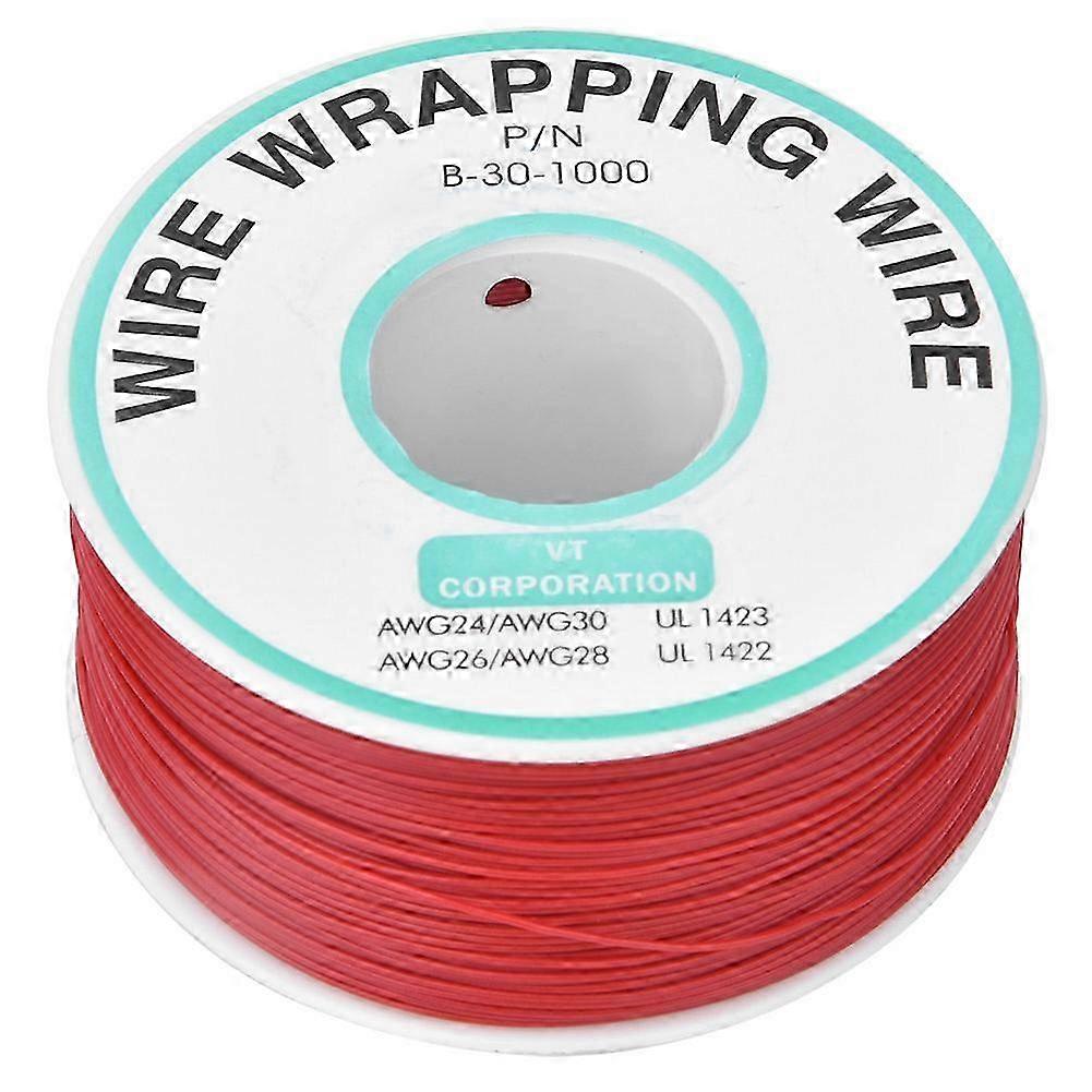 Ok Rotes 30awg 300m Drahtkabel, Oxidationsbeständig Für Die Reparatur Von Leiterplatten, Spiralförmiges Jumperkabel