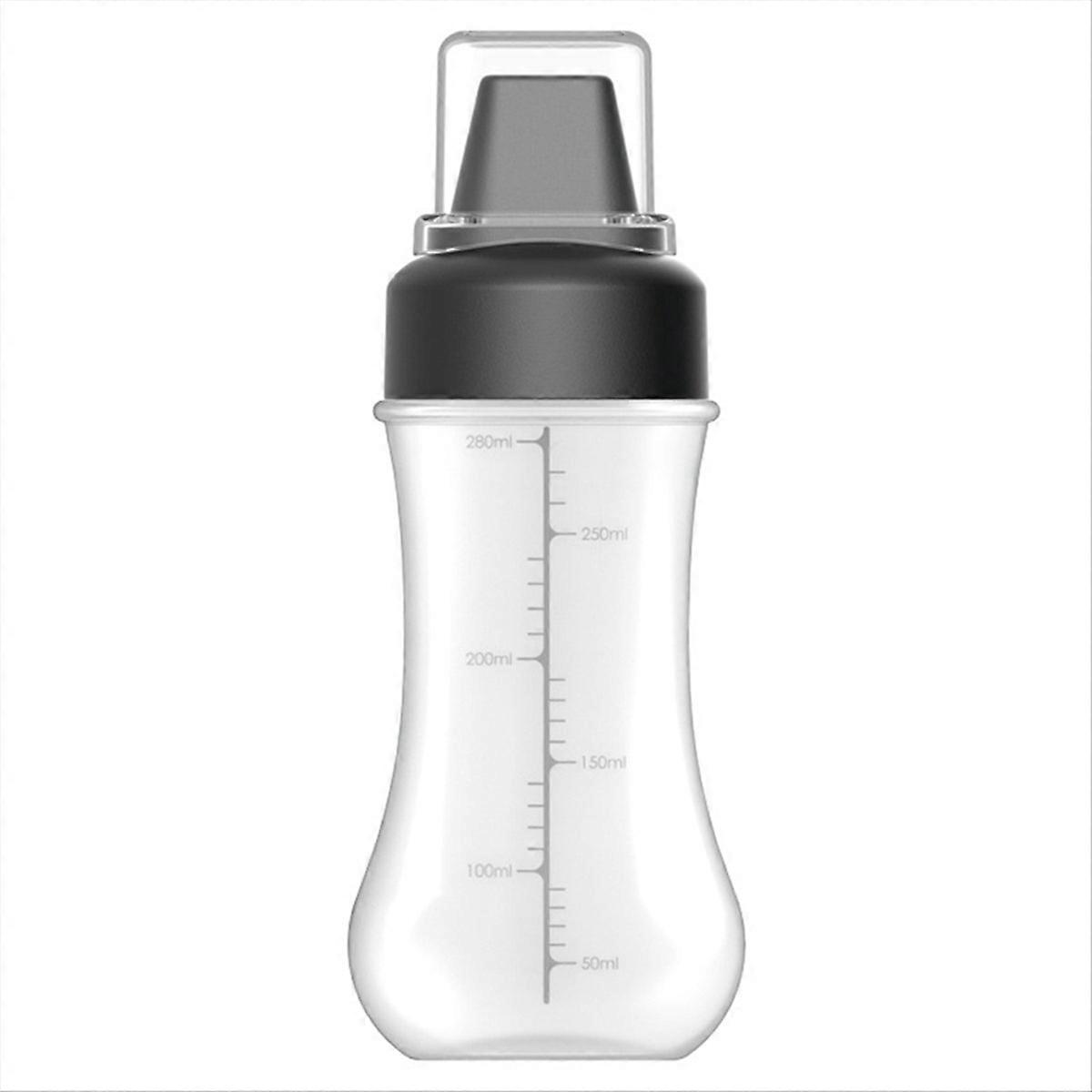 Schwarze, Flexible Flasche Für Ketchup, Salatbehälter Mit Auslaufsicherem Verschluss