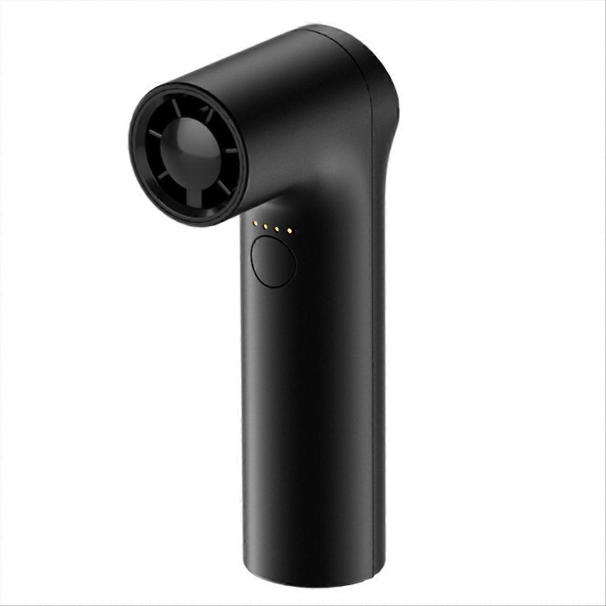 Leistungsstarker, Tragbarer Turbinenventilator, Mini-ventilator Mit 36.000 U/min, Wiederaufladbar, Schwarz