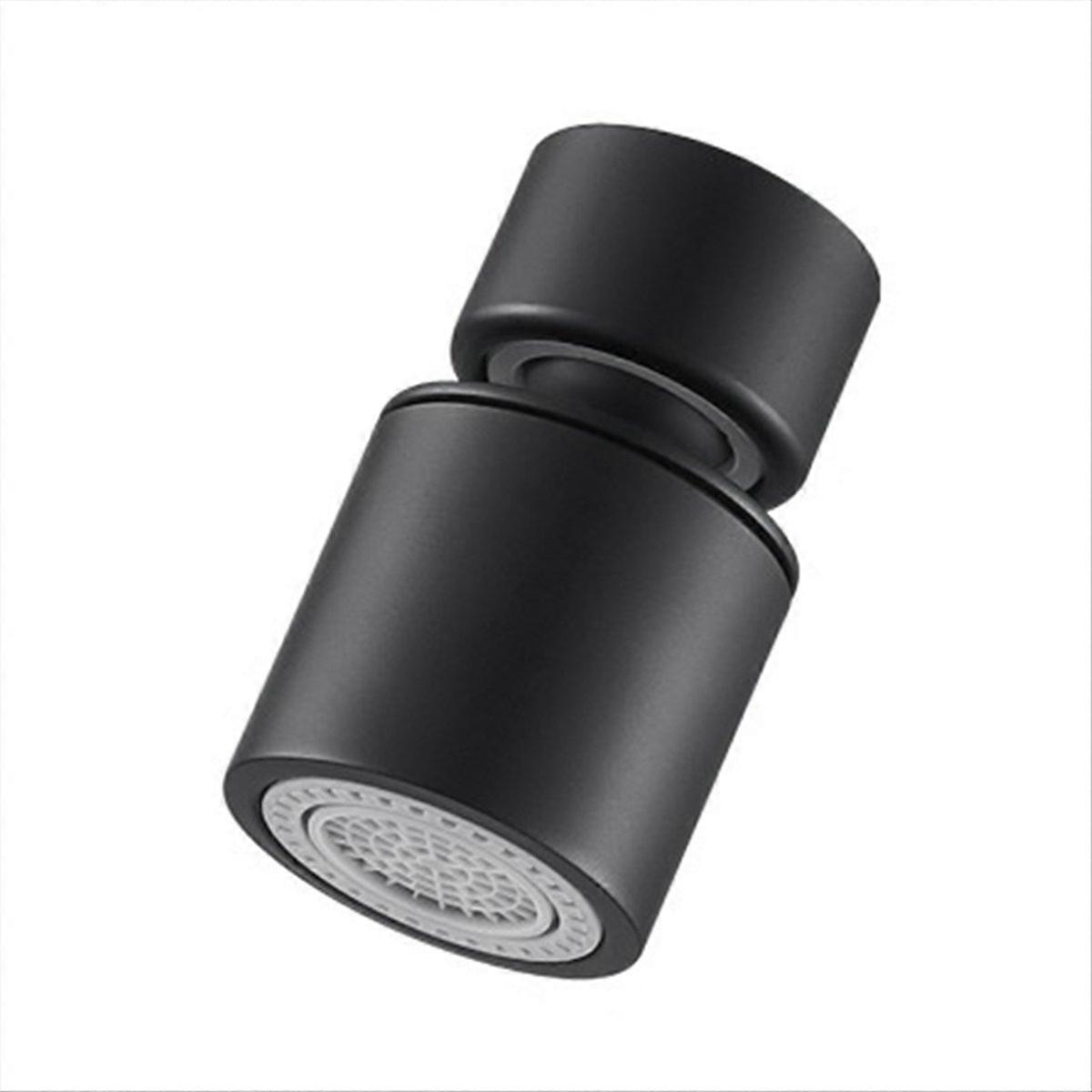 Drehbarer Küchenhahn Mit Wasserstrahl, Schwarz, A