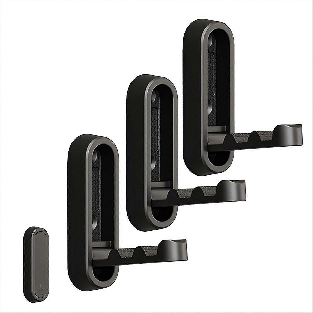 Wandhaken – Hängehaken, Robuste Wandhaken, Handtaschenhaken, Saugnapfhaken (kein Bohren Erforderlich), Schwarz